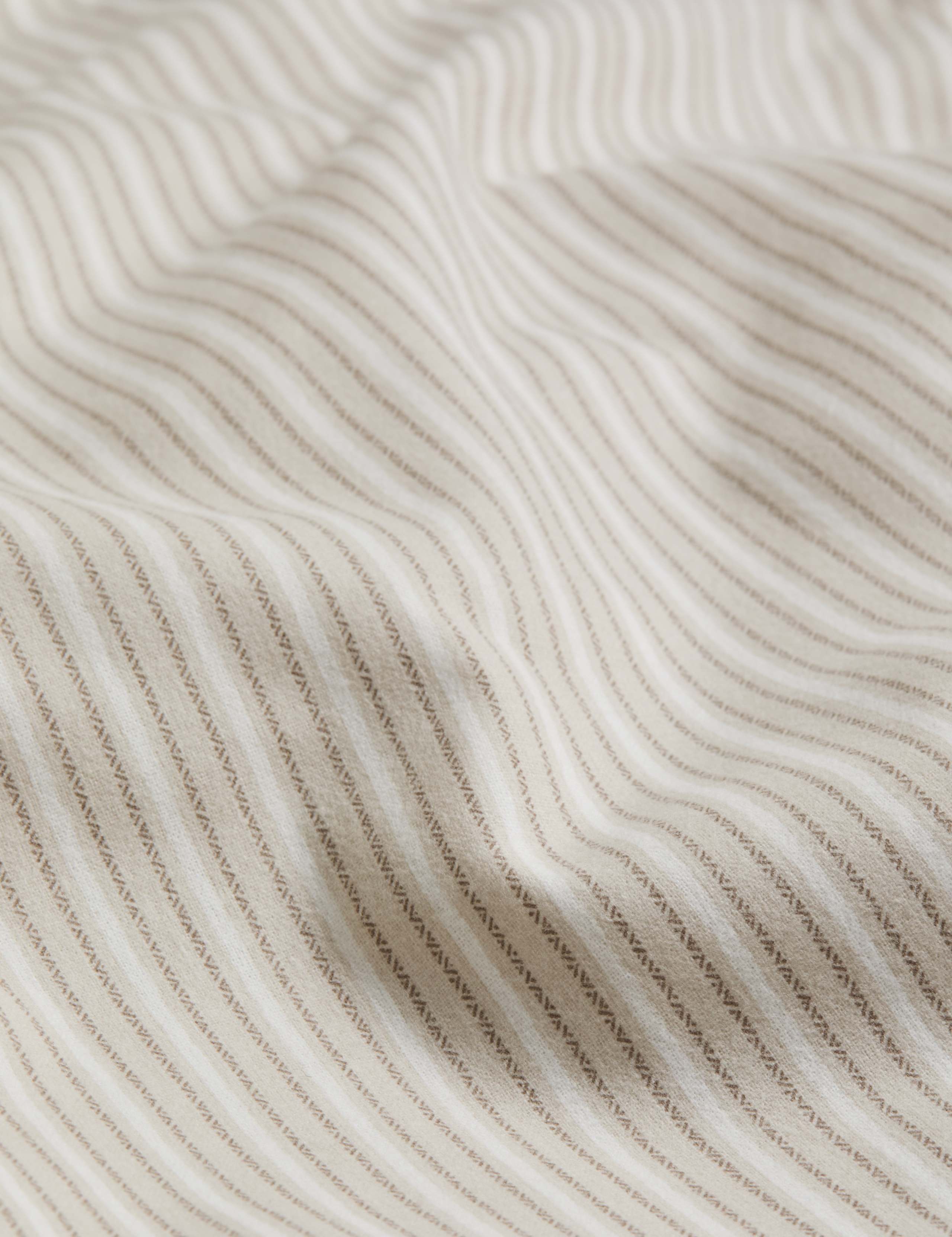 Brushed Cotton Striped Bedding Set 4 of 5