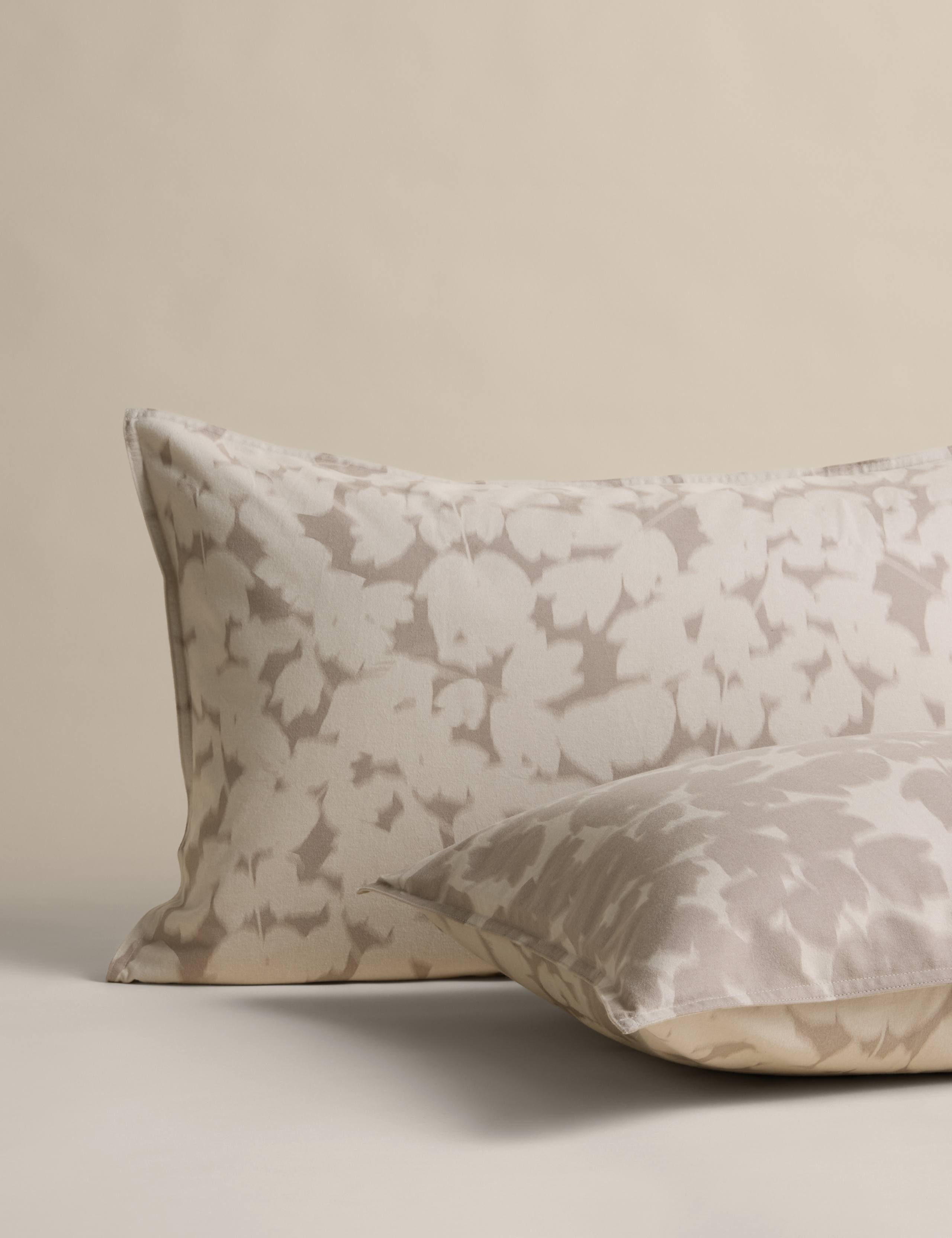 Pure Brushed Cotton Fern Print Bedding Set 3 of 5