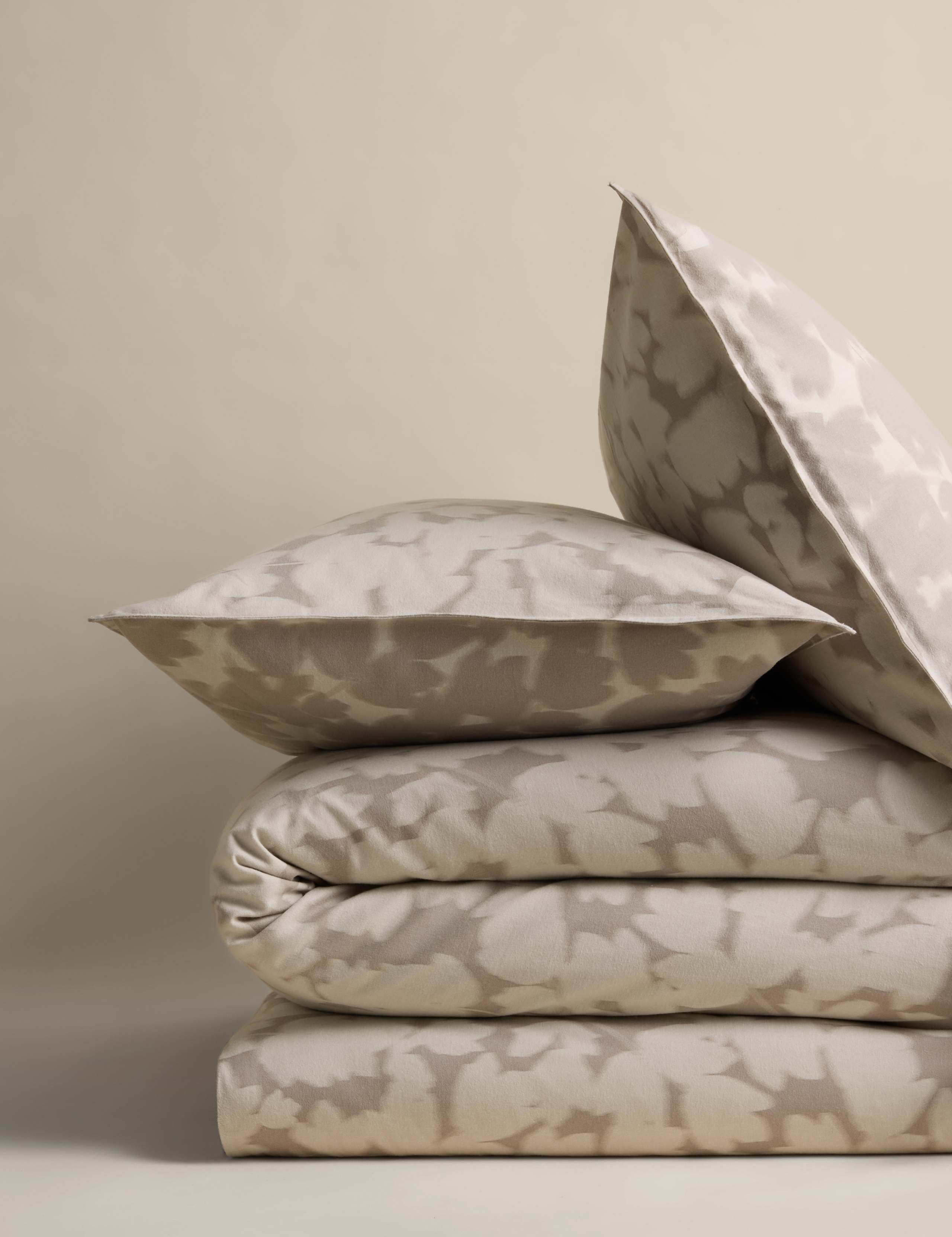 Pure Brushed Cotton Fern Print Bedding Set 2 of 5