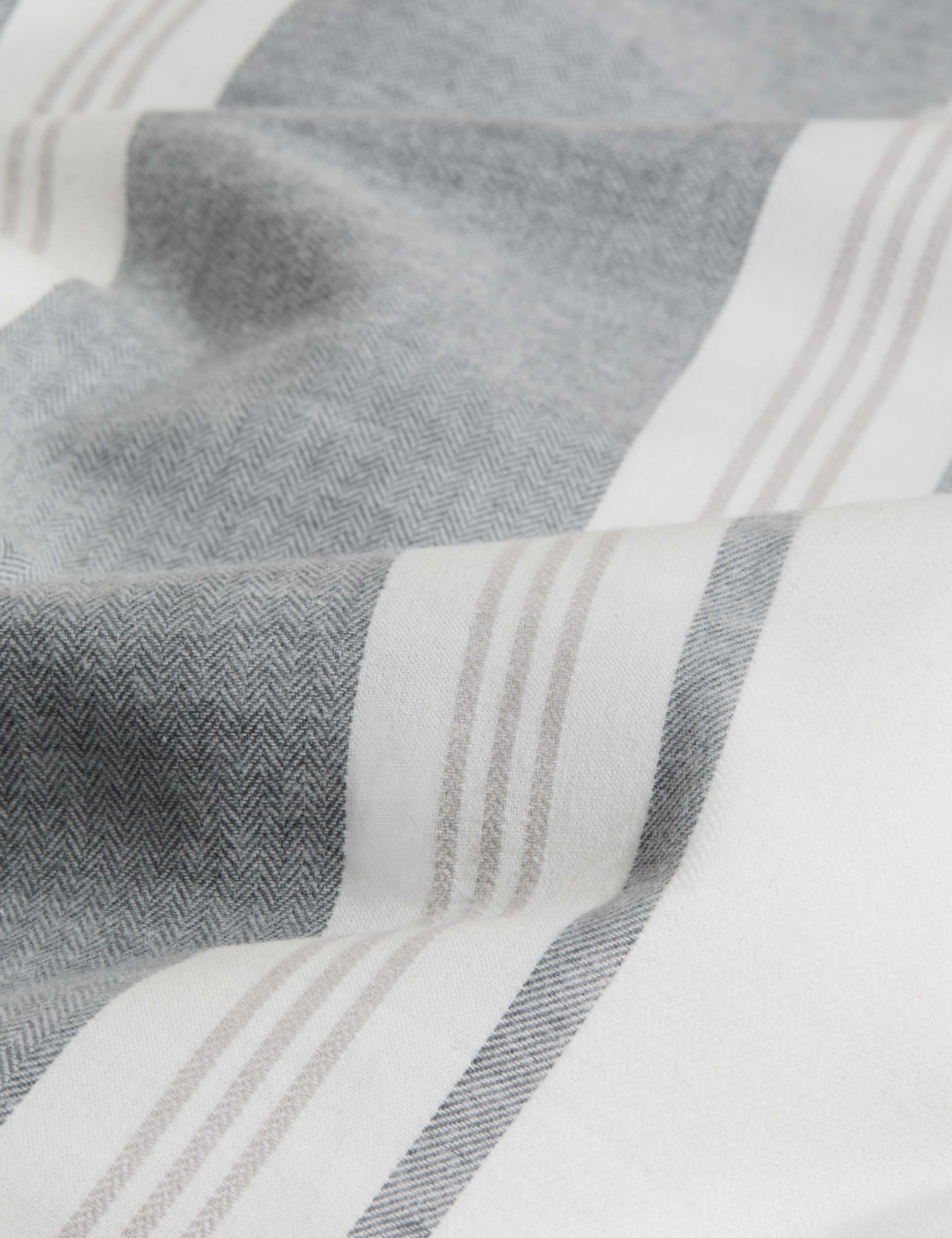 Brushed Cotton Yarn Dye Bedding Set 4 of 5