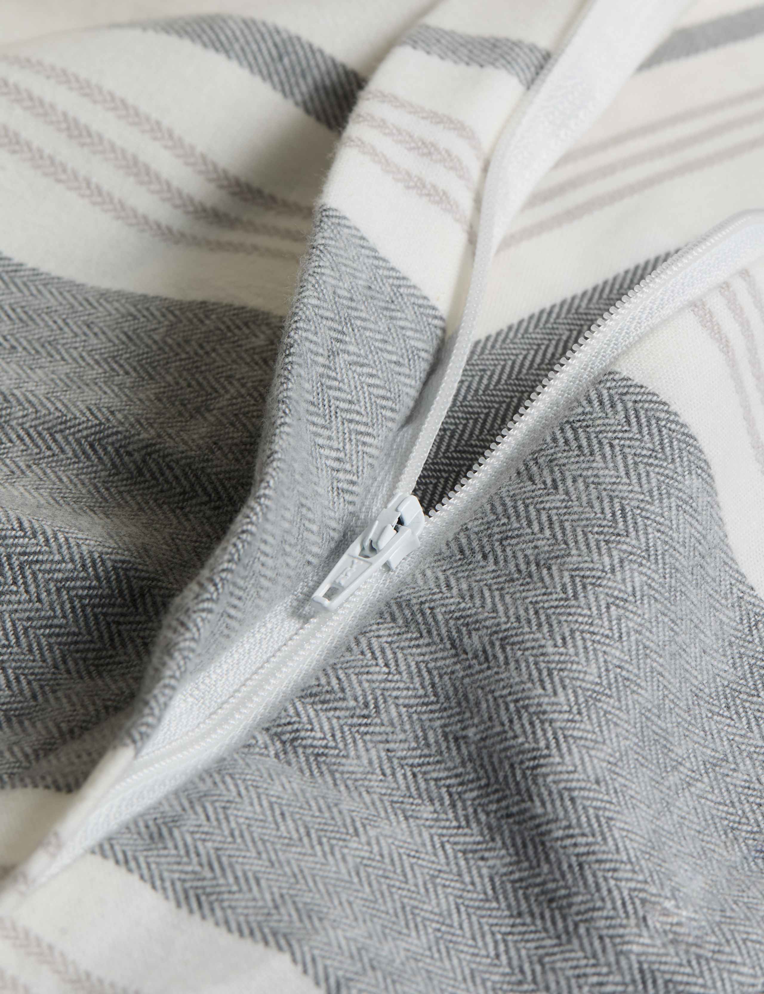 Brushed Cotton Yarn Dye Bedding Set 5 of 5