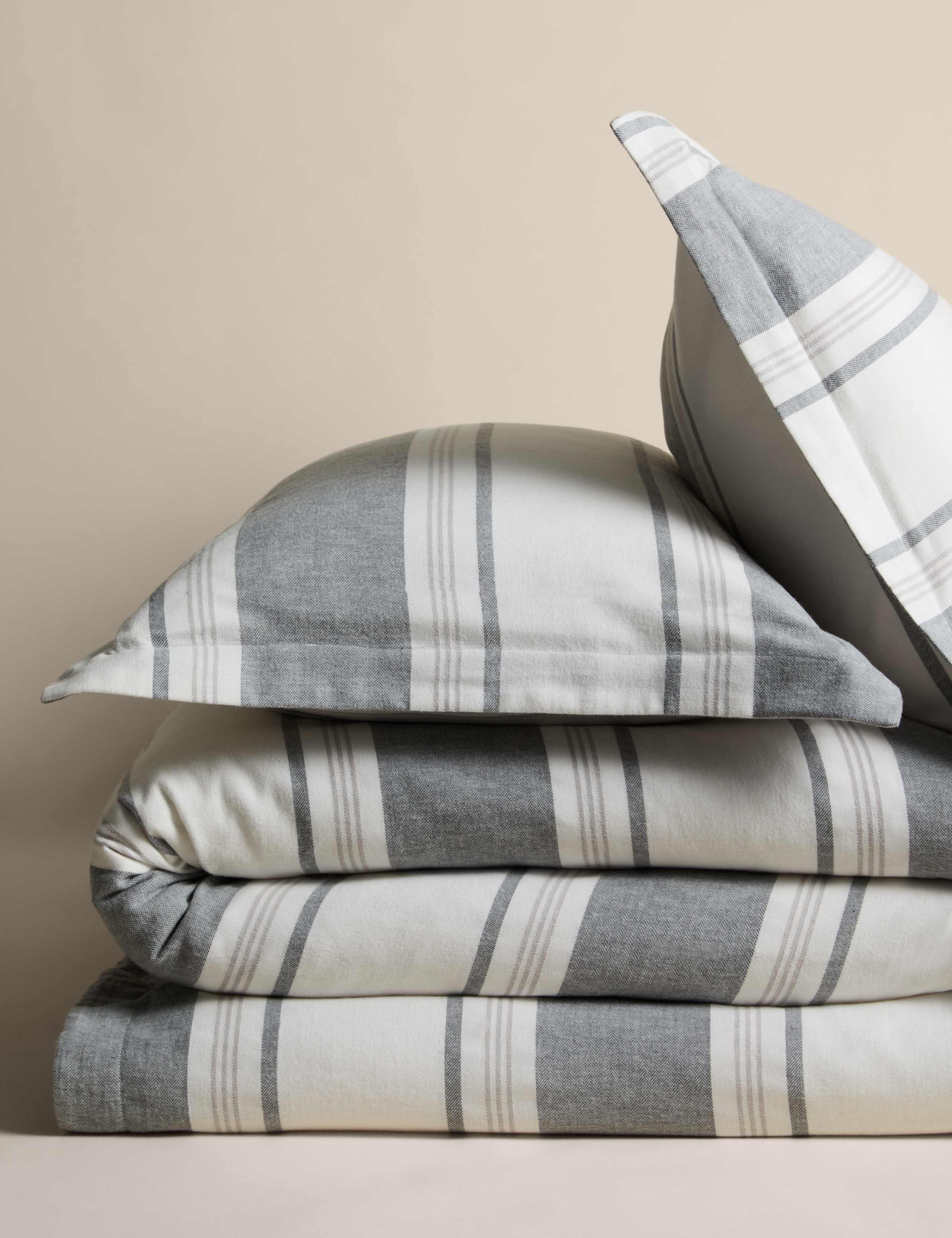 Brushed Cotton Yarn Dye Bedding Set 2 of 5