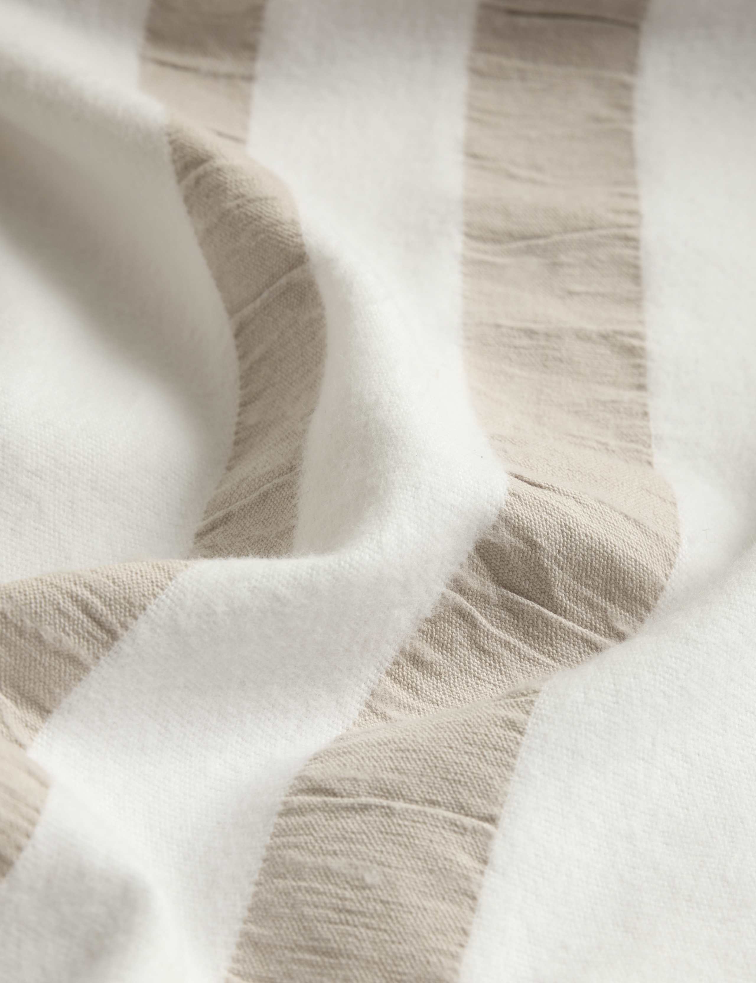 Brushed Seersucker Striped Bedding Set 3 of 4