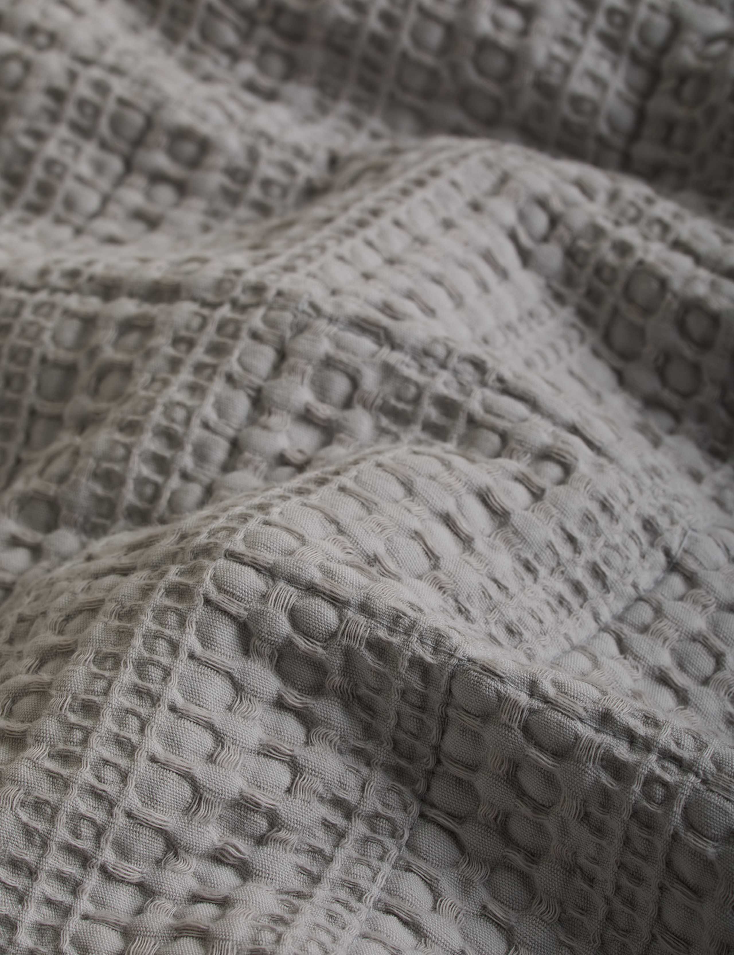 Pure Cotton Quilted Waffle 2.5 Tog Bedding Set 5 of 5