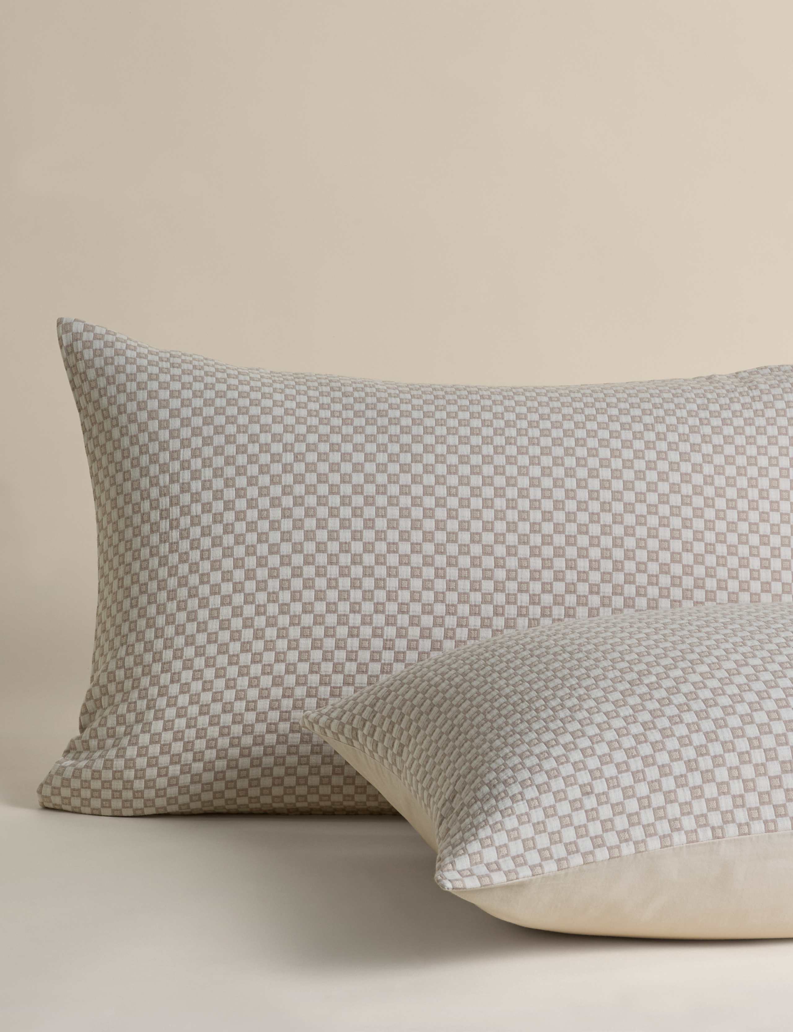 Pure Cotton Geometric Matelasse Bedding Set 2 of 4