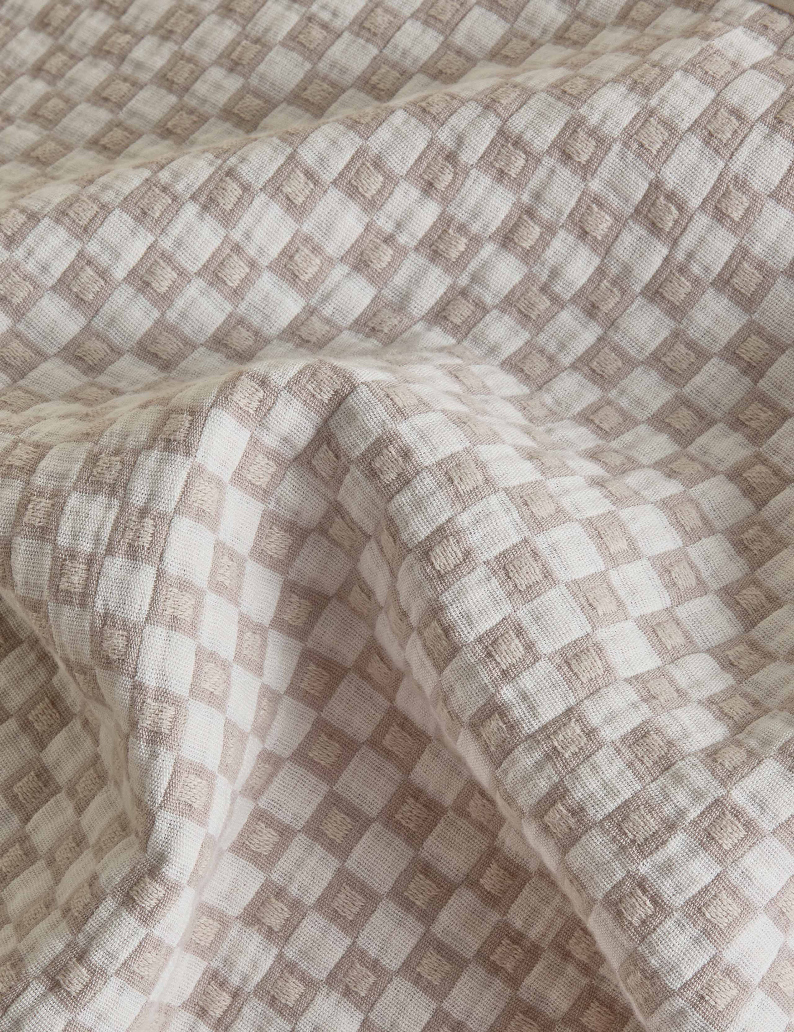 Pure Cotton Geometric Matelasse Bedding Set 3 of 4