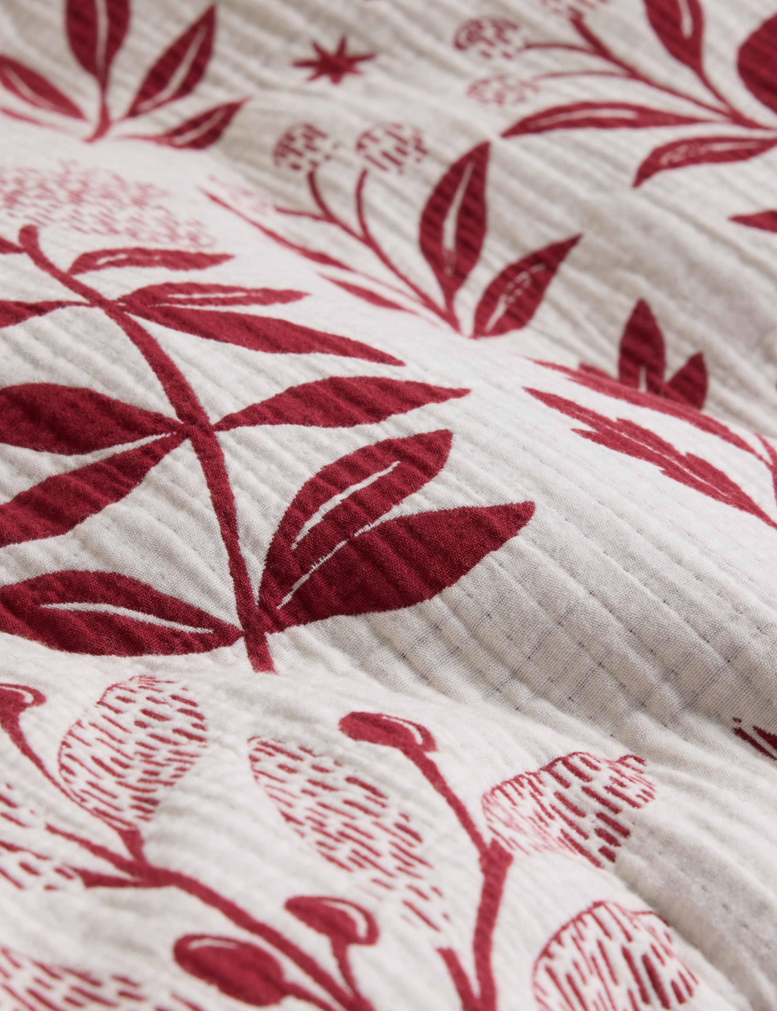 Woodland Pure Cotton Jacquard Bedding Set 4 of 5