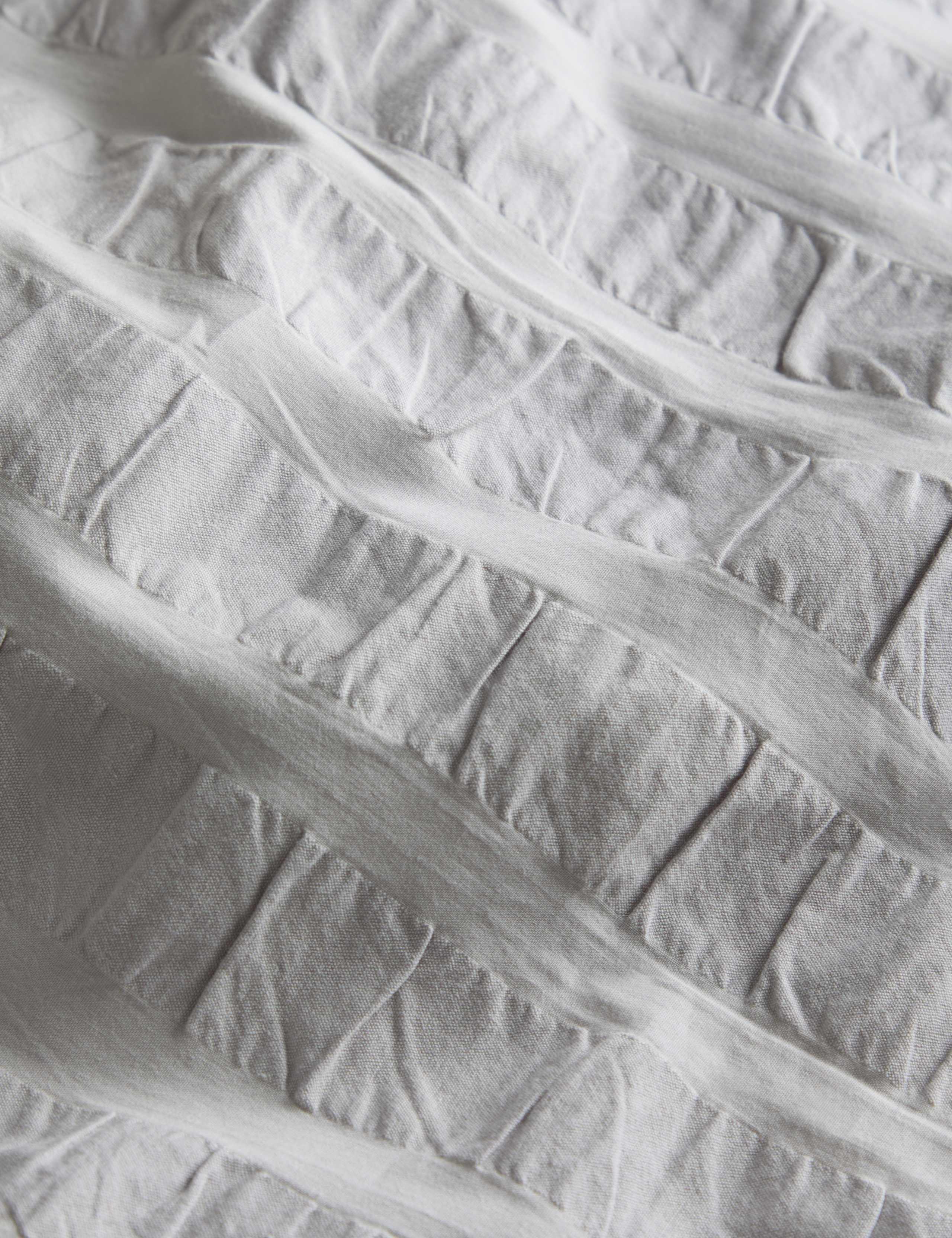 Pure Cotton Striped Seersucker Bedding Set 5 of 6