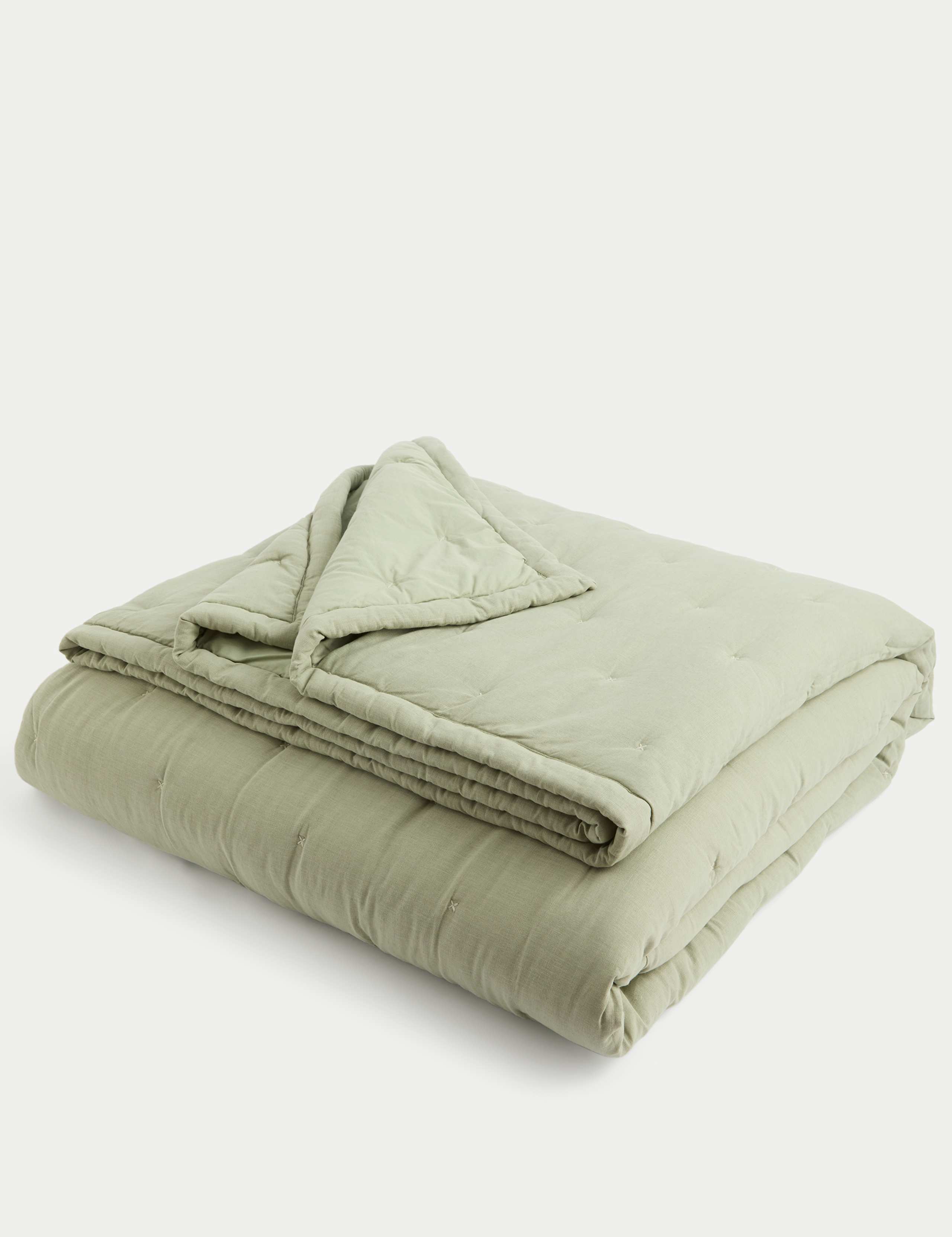 Cotton with Linen Bedspread 1 of 3