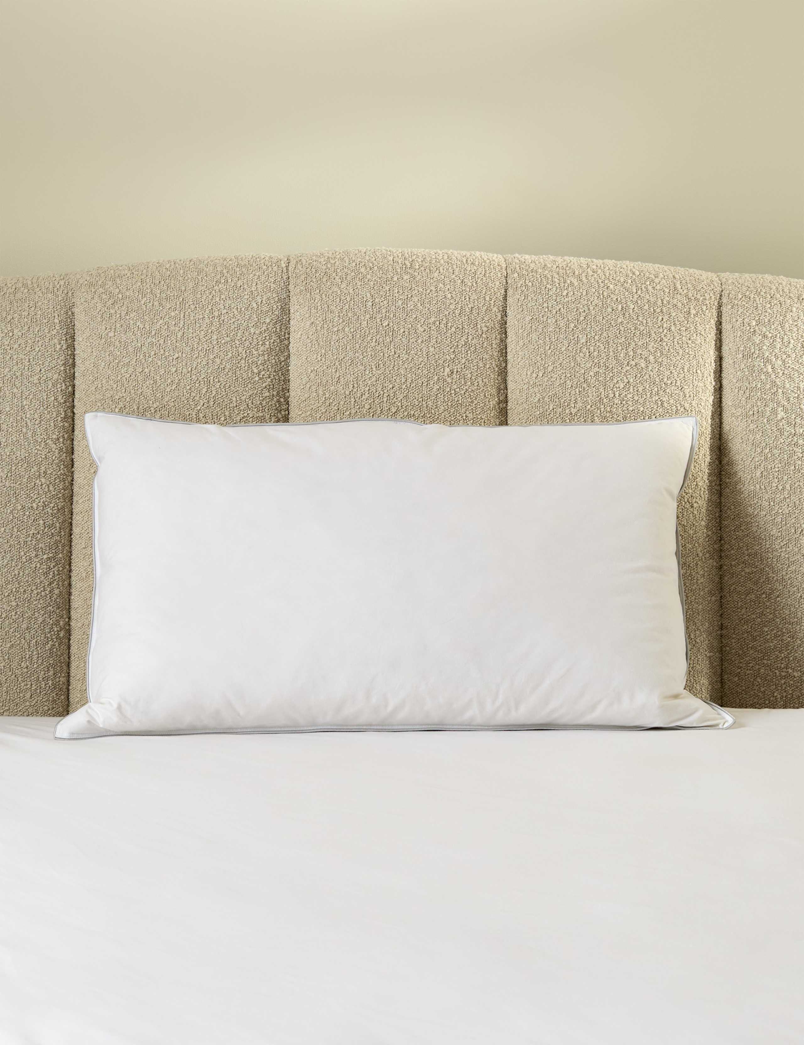 2 Pack Deluxe Hungarian Goose Feather & Down Soft Pillows 2 of 3