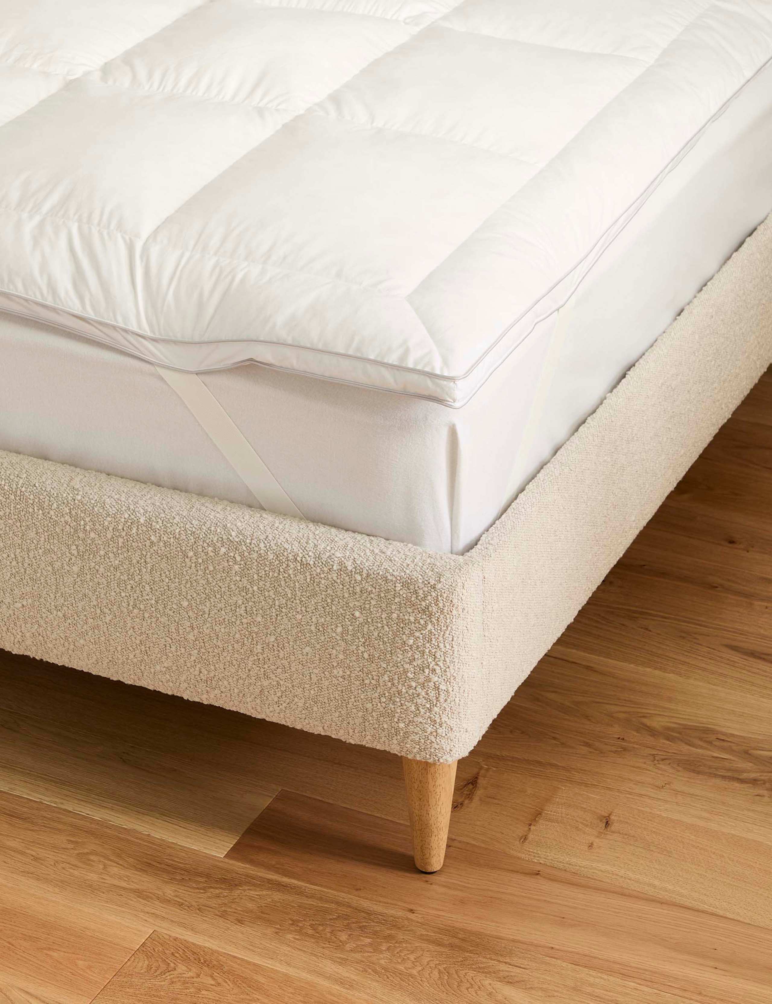 Deluxe Hungarian Goose Feather & Down Mattress Topper 2 of 3