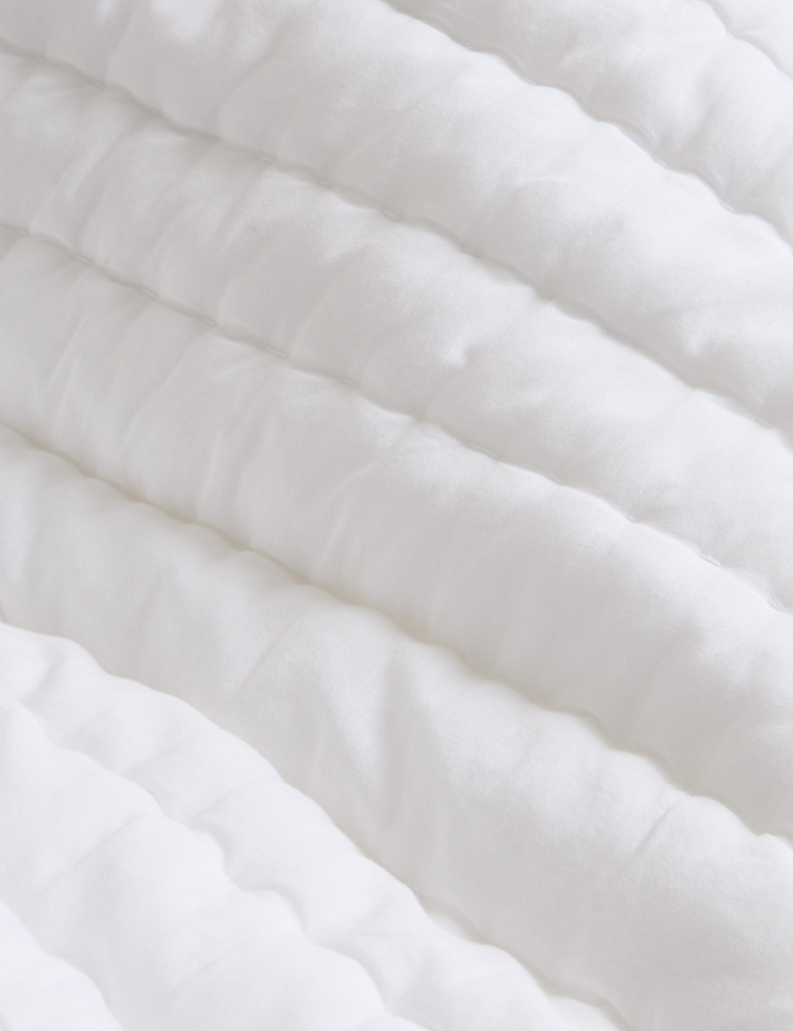 Washed Cotton Quilted Ruffle Bedspread 4 of 5