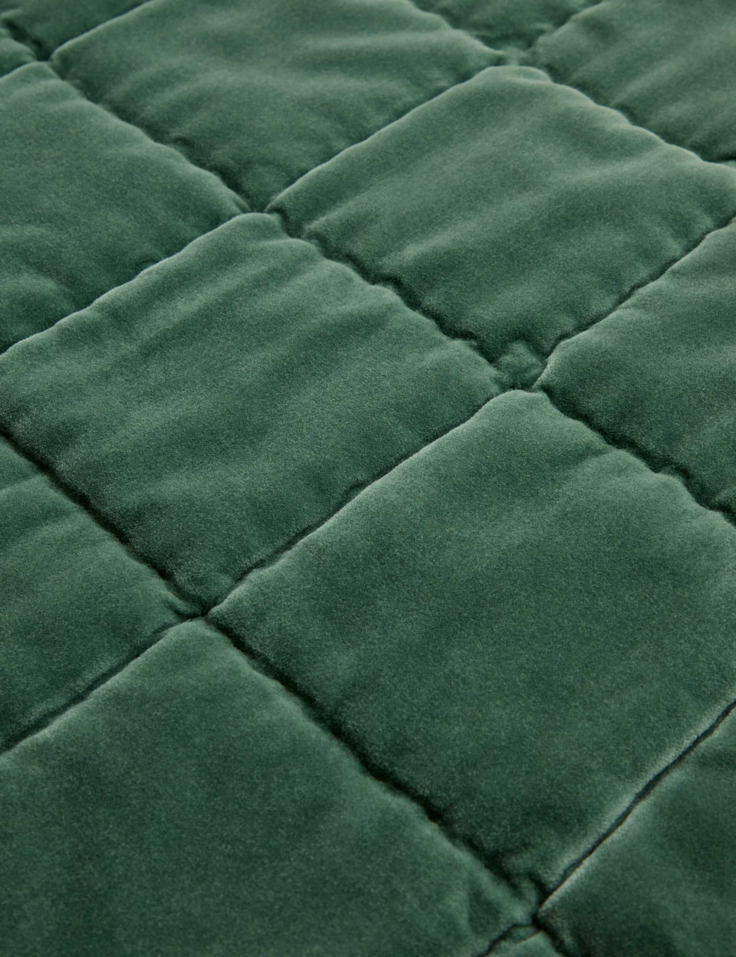 Pure Cotton Velvet Quilted Pillow Sham 4 of 6