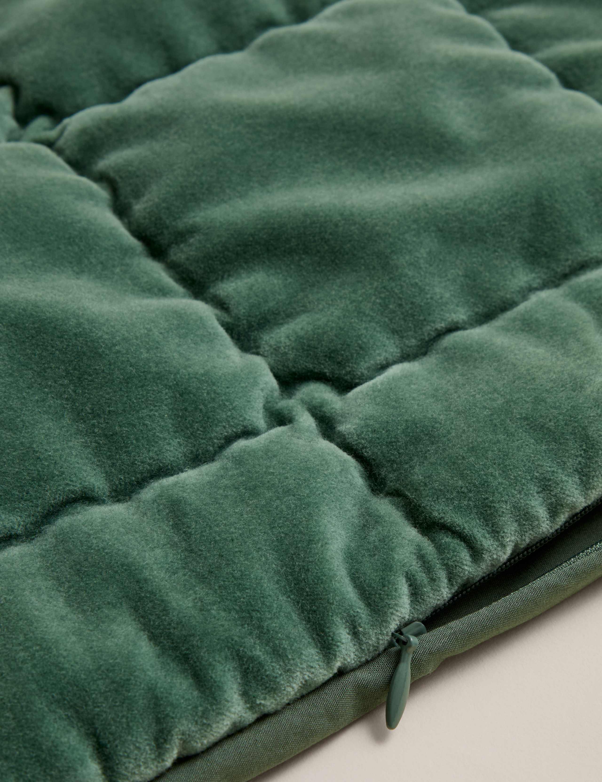 Pure Cotton Velvet Quilted Pillow Sham 6 of 6