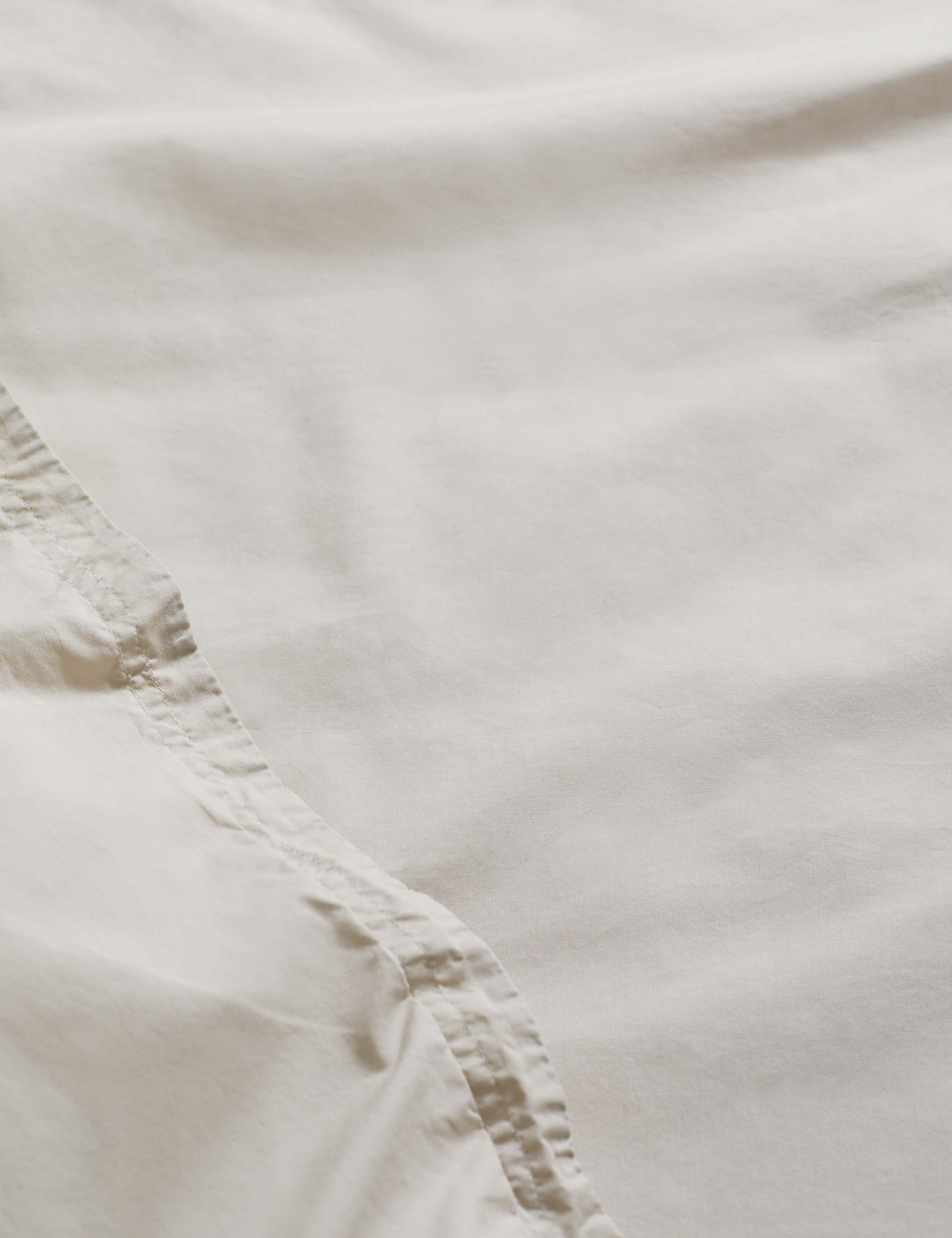 Washed Cotton Deep Fitted Sheet 3 of 3