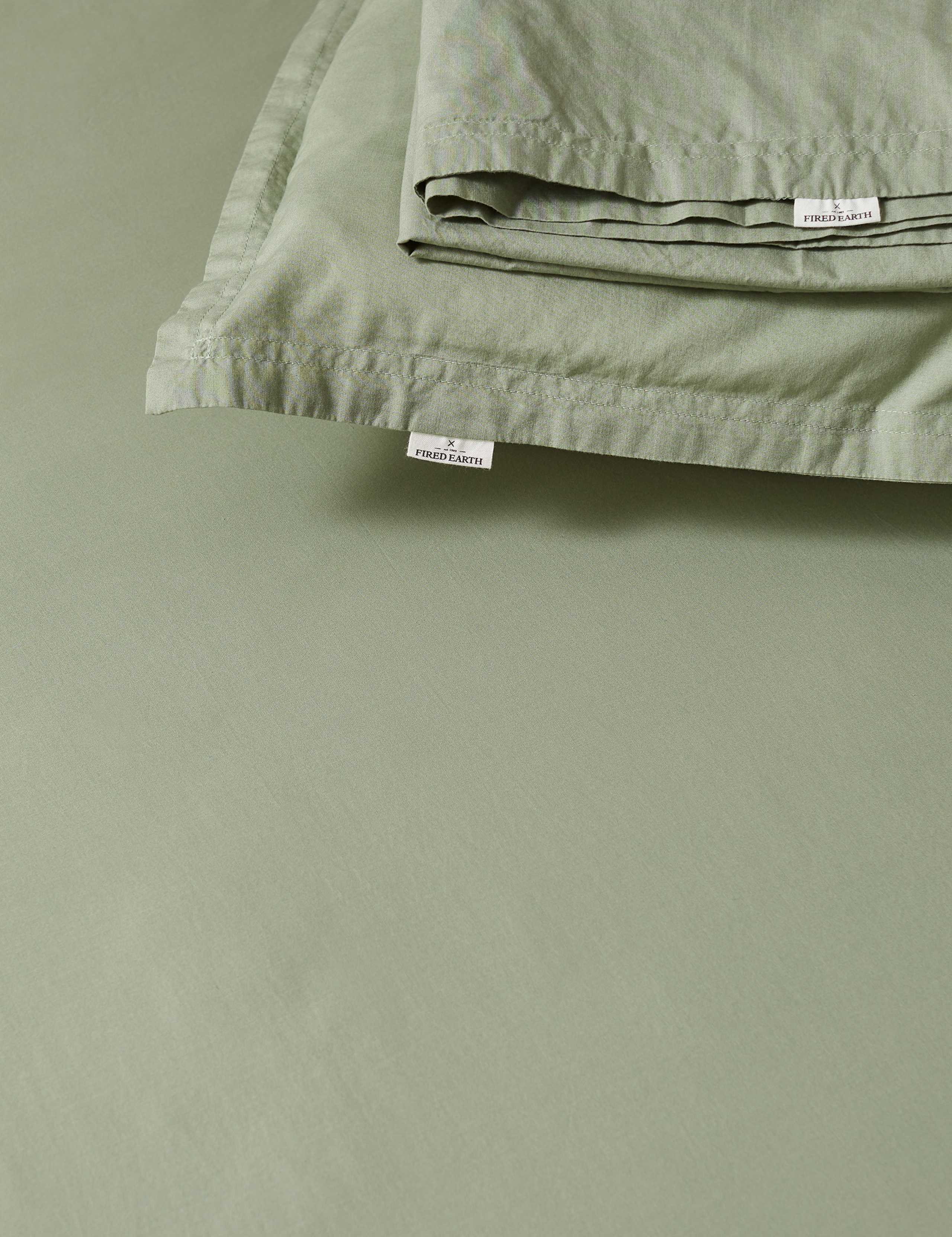 Washed Cotton Deep Fitted Sheet 2 of 3