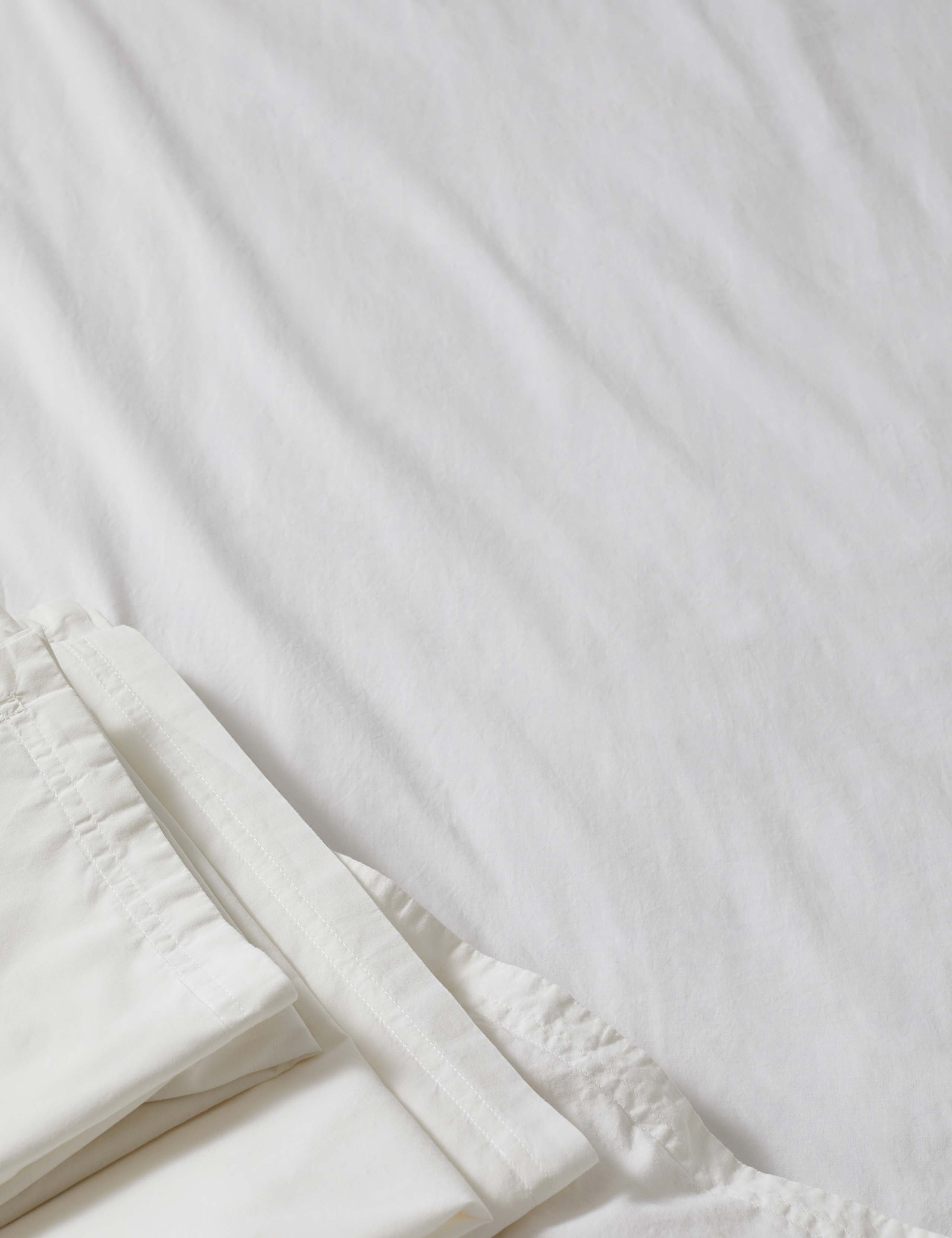 Washed Cotton Deep Fitted Sheet 1 of 2