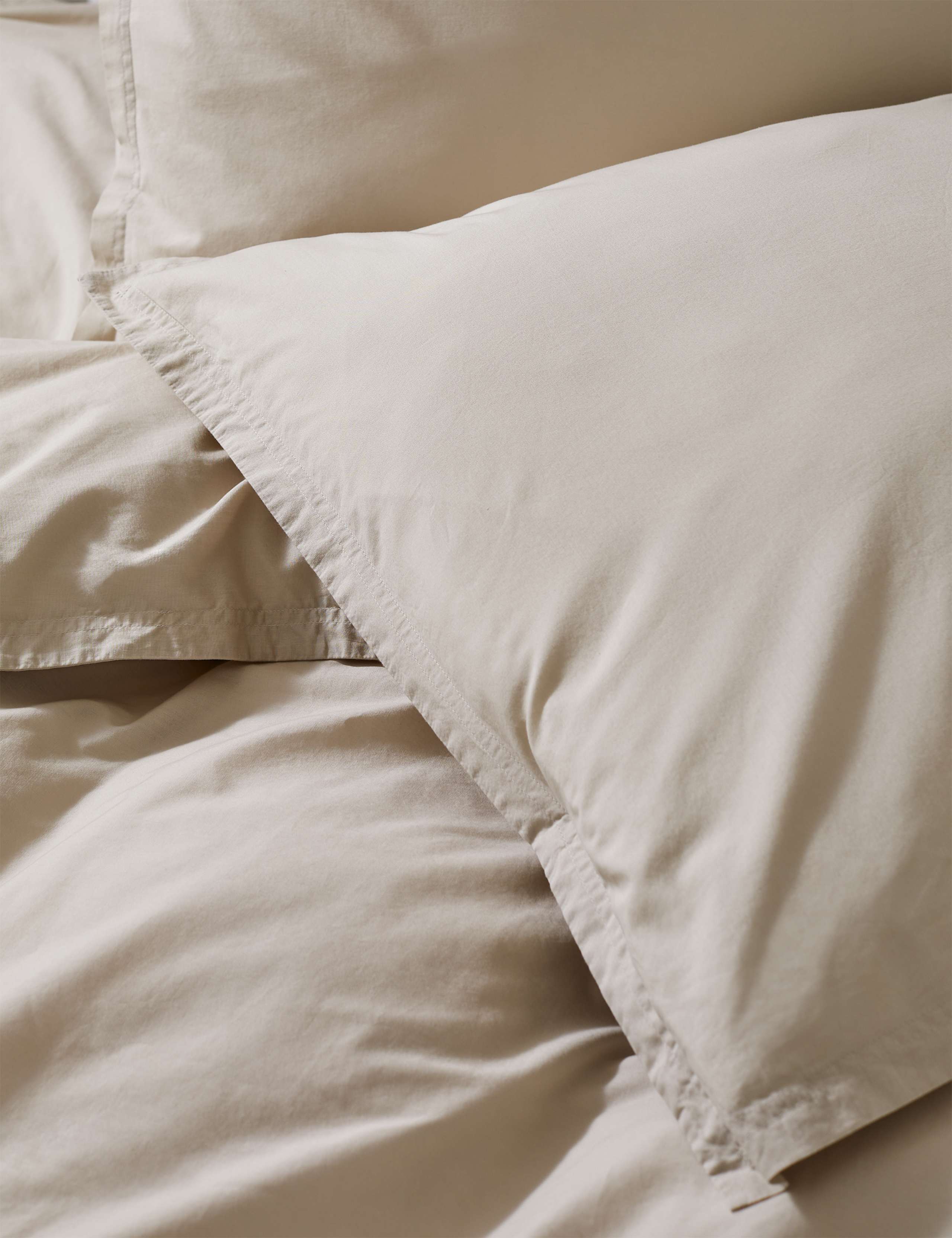 2pk Washed Cotton Square Pillowcases 2 of 2