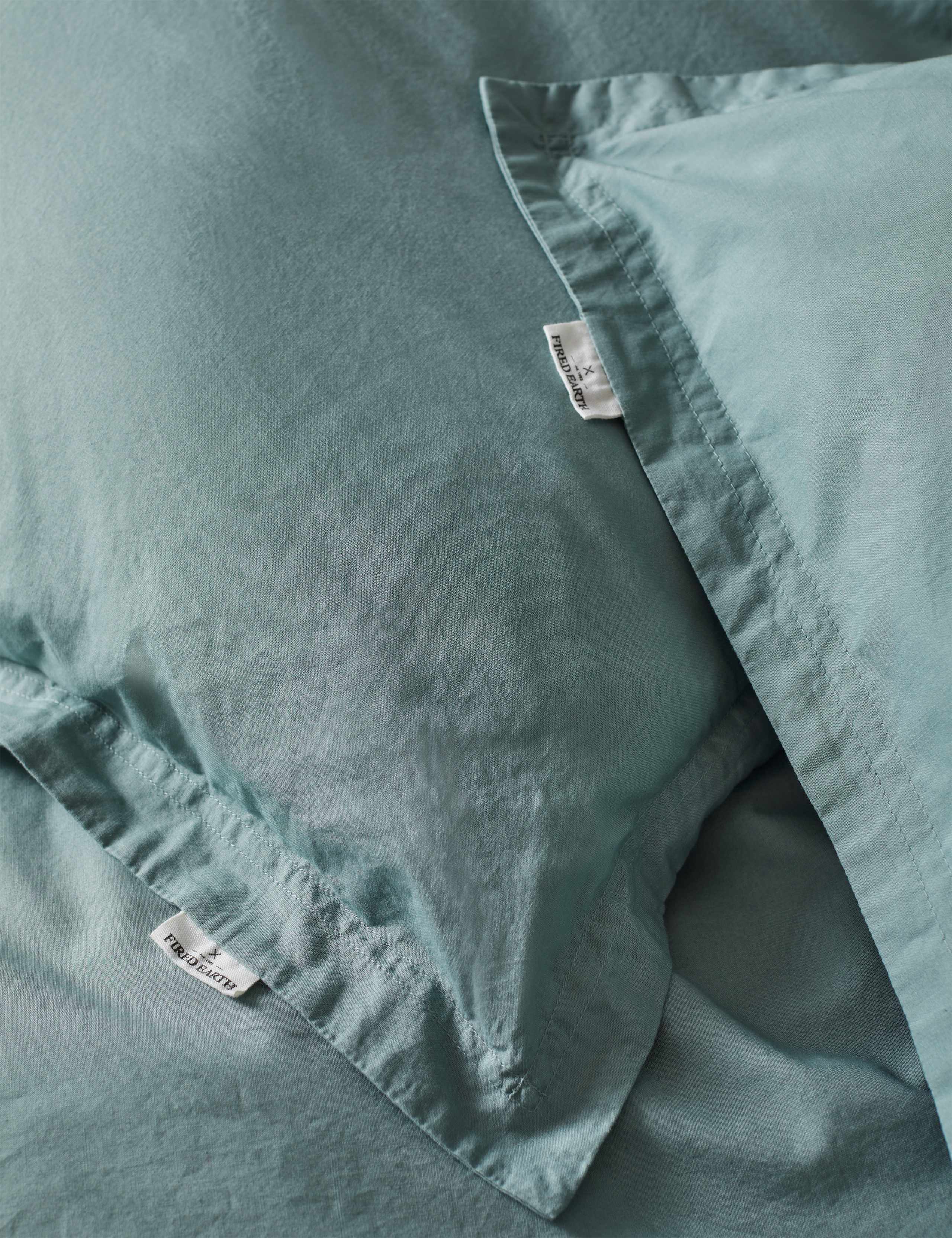 2pk Washed Cotton Square Pillowcases 2 of 2