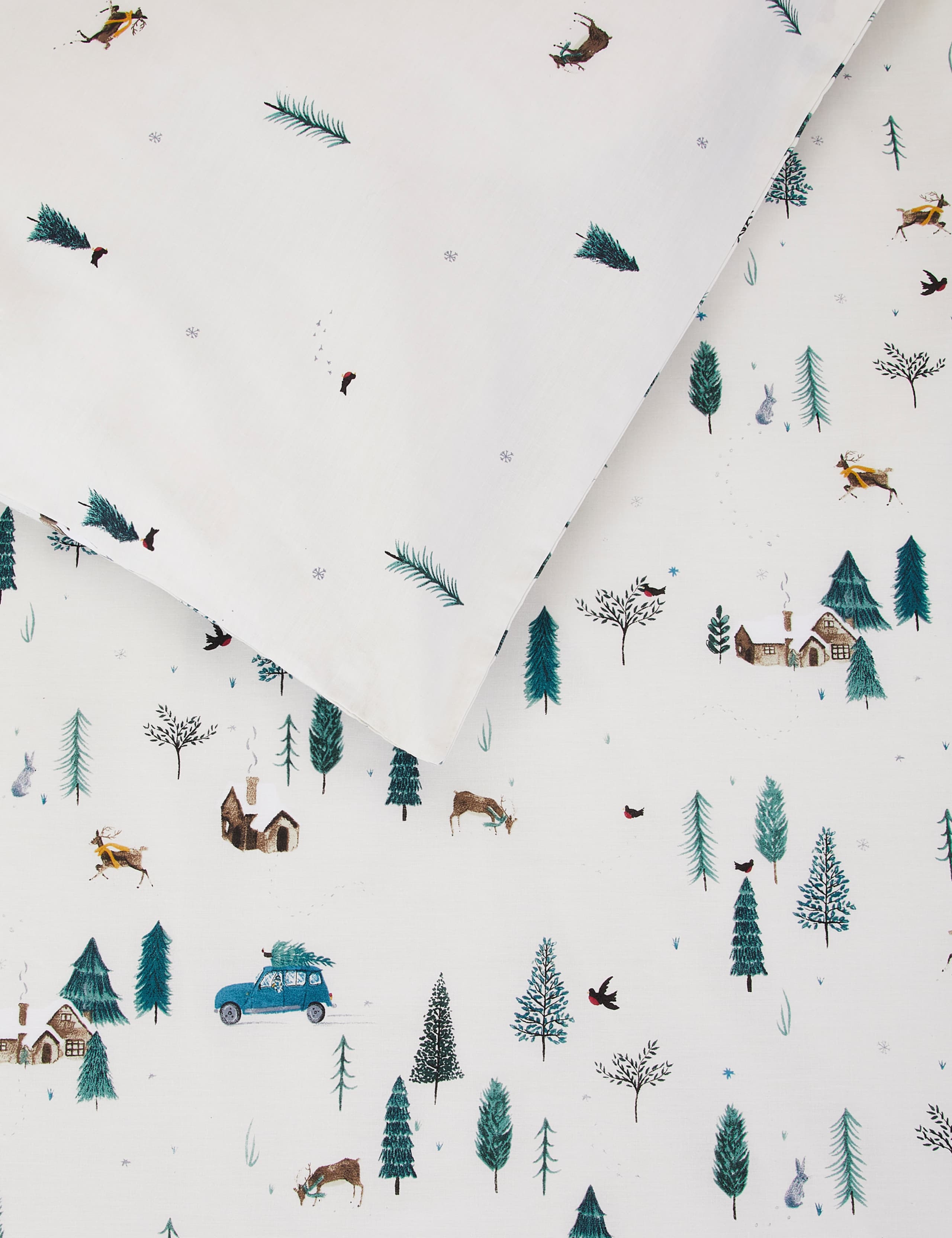 Alpine Lodge Printed Bedding Set 4 of 4