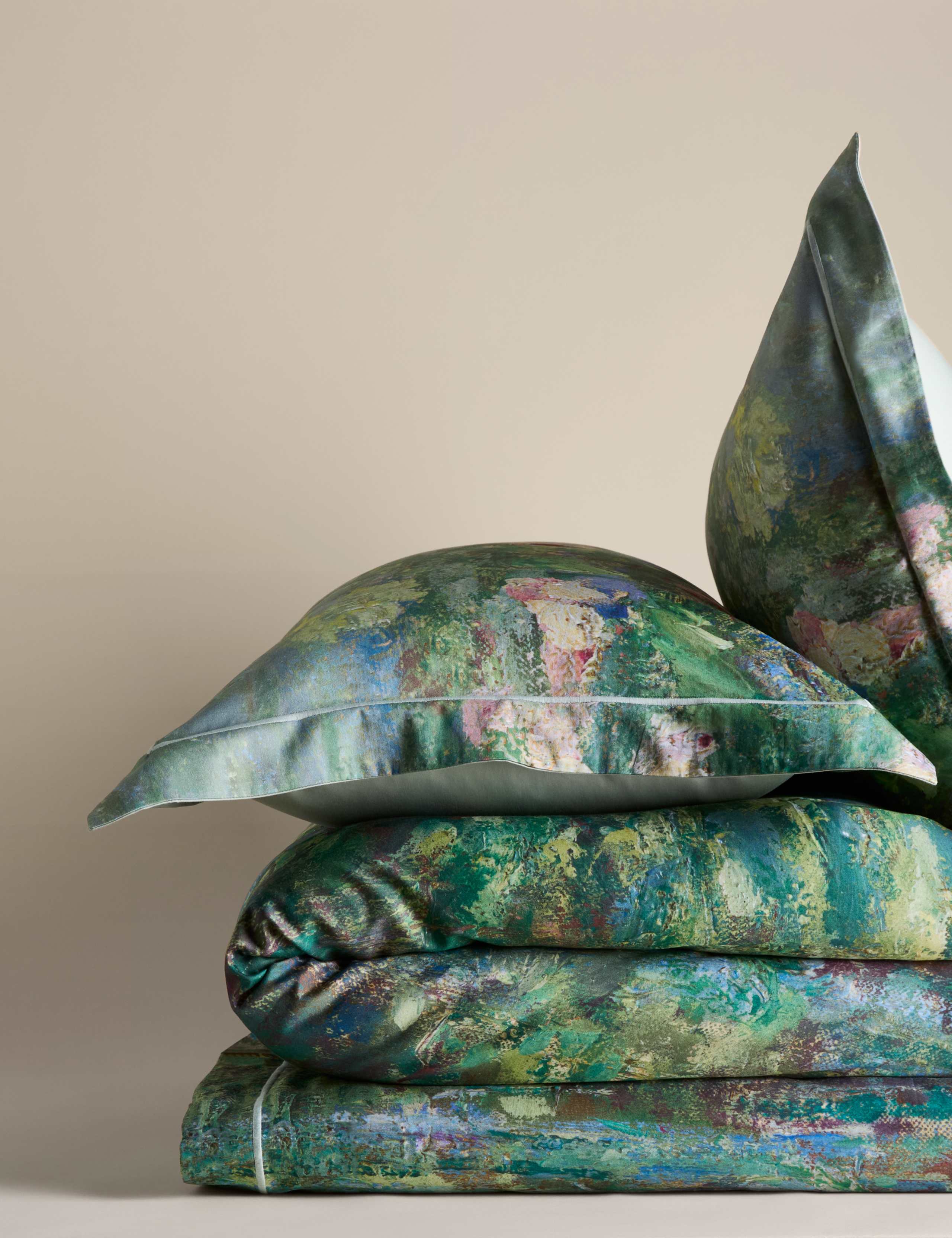 Pure Cotton Monet Waterlilies Bedding Set 2 of 5
