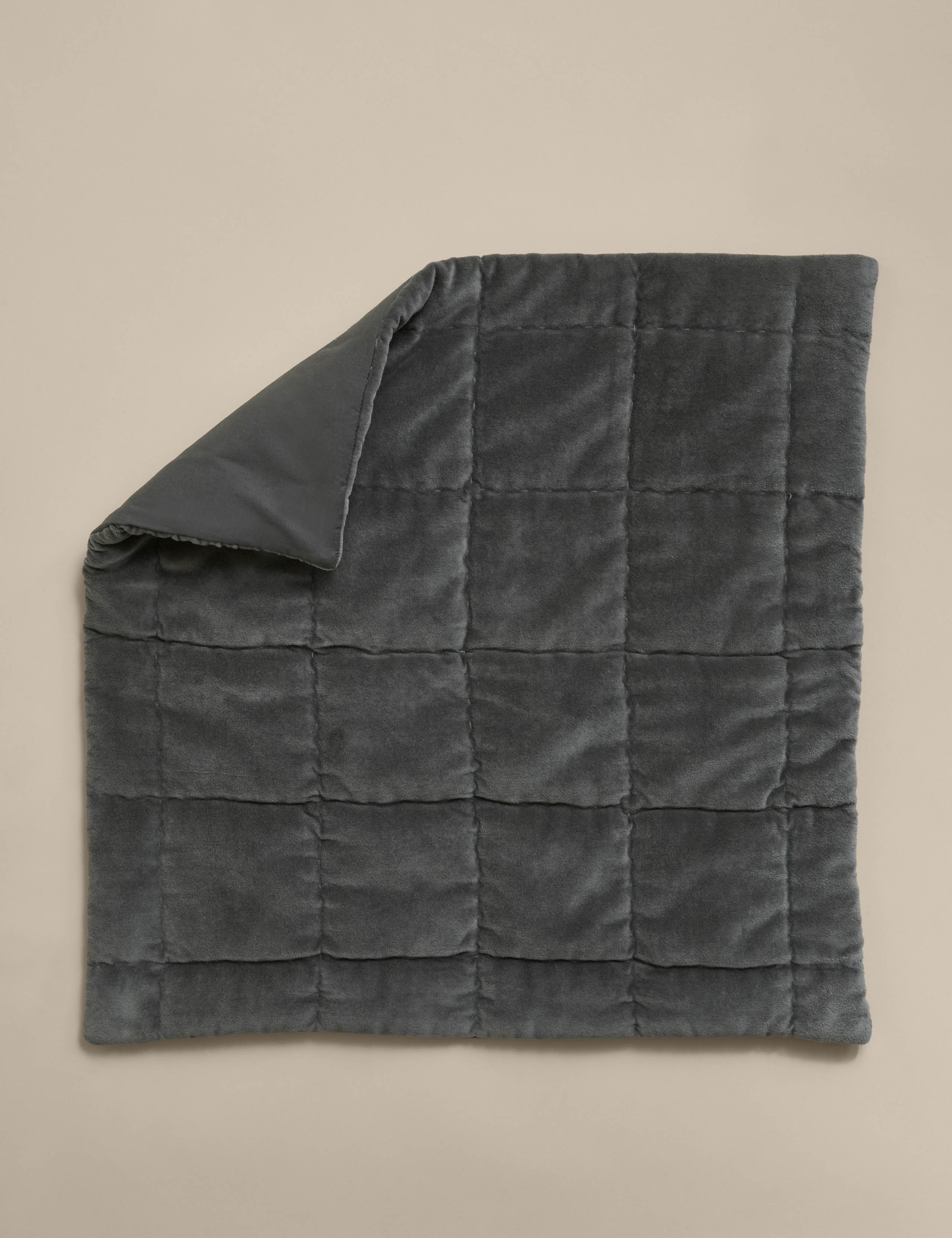 Pure Cotton Velvet Quilted Cushion 7 of 7