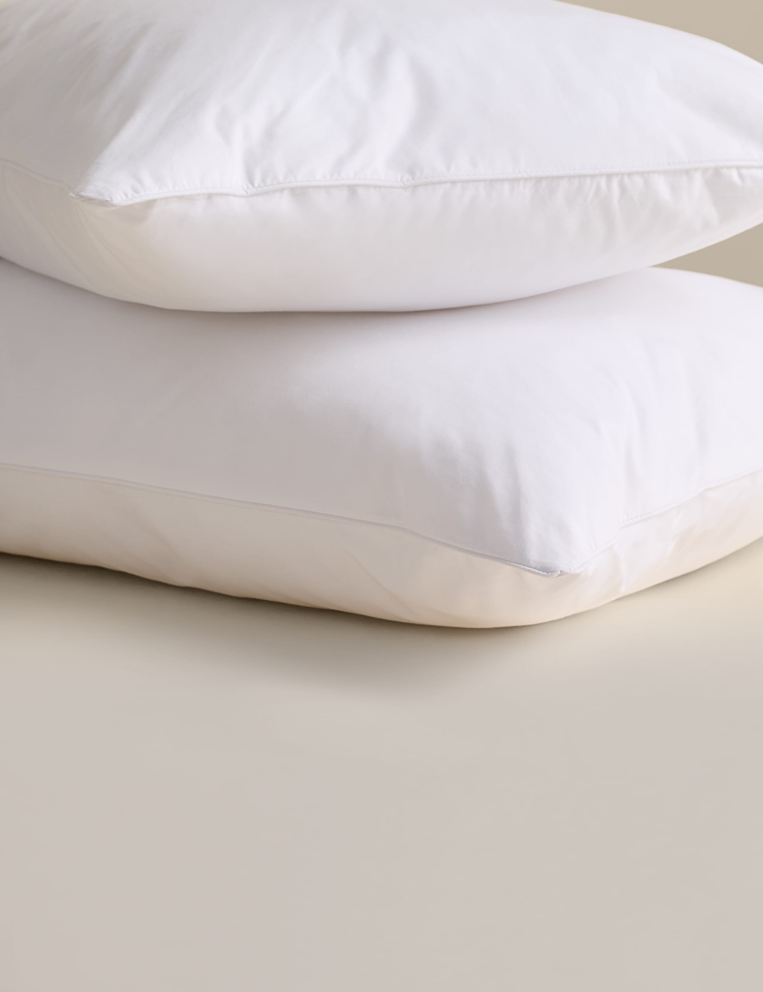 2 Pack Cluster Fibre Medium Pillows. 1 of 3