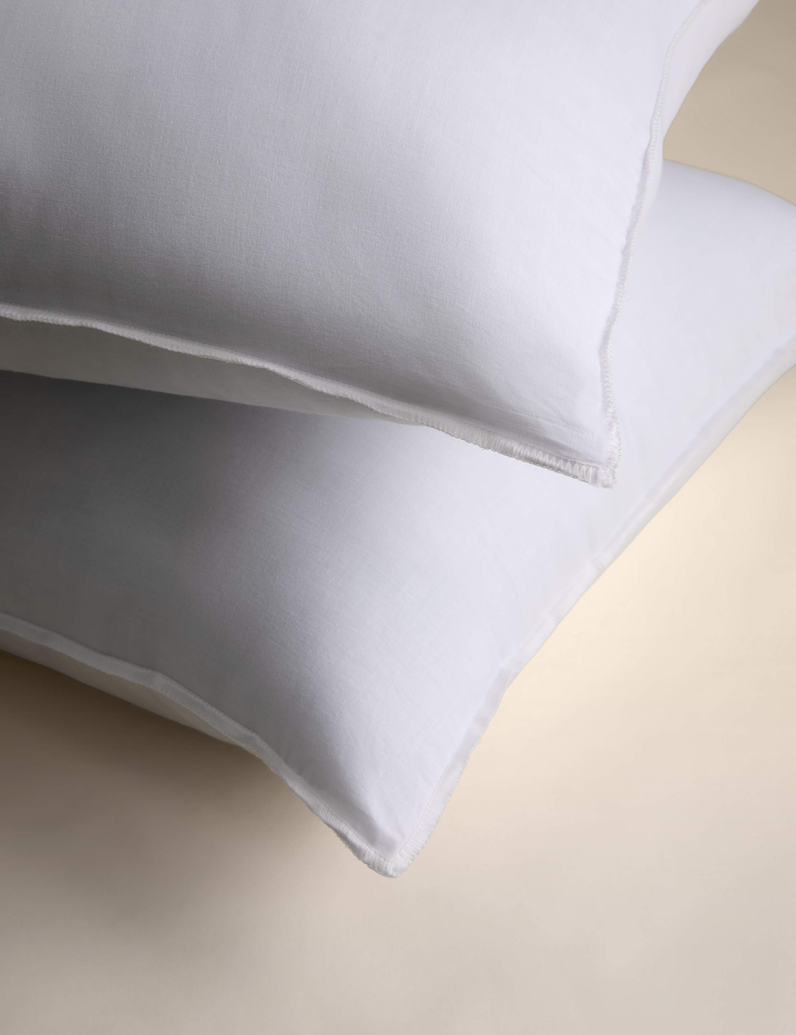 2 Pack Stay Cool Pure Cotton Medium Pillows 1 of 3