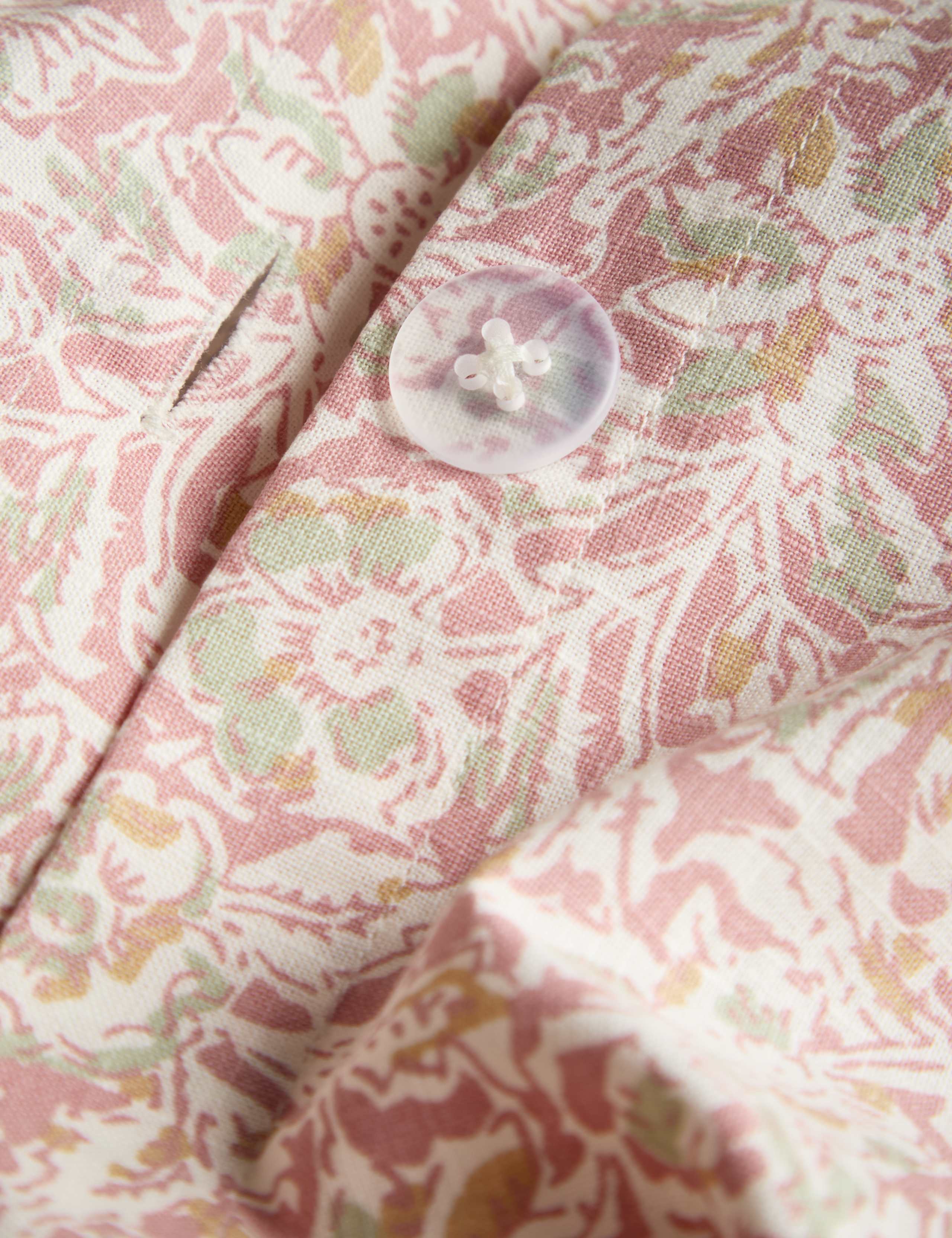 Pure Cotton Woodblock Floral Bedding Set 5 of 6