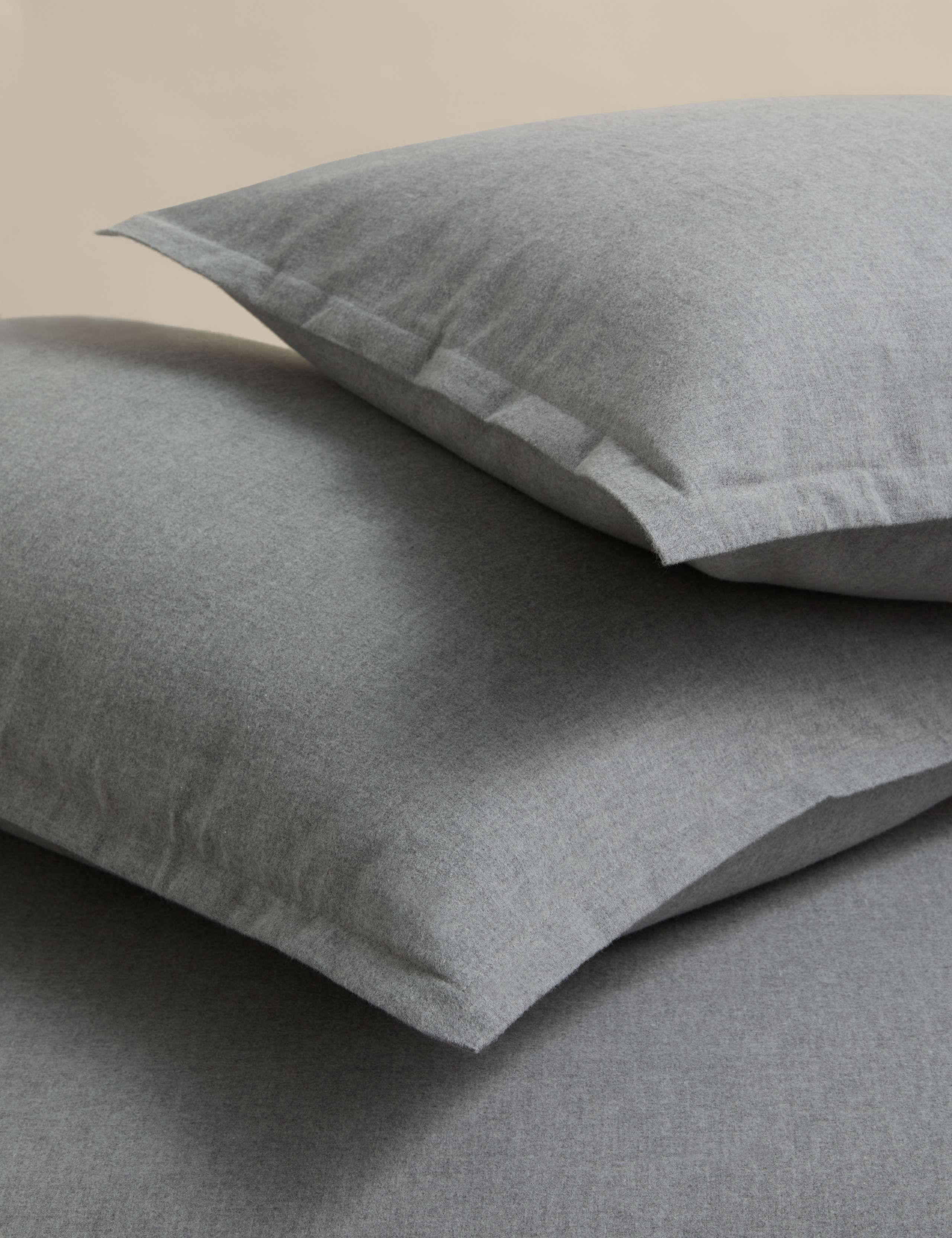 Brushed Cotton Marl Bedding Set 4 of 4