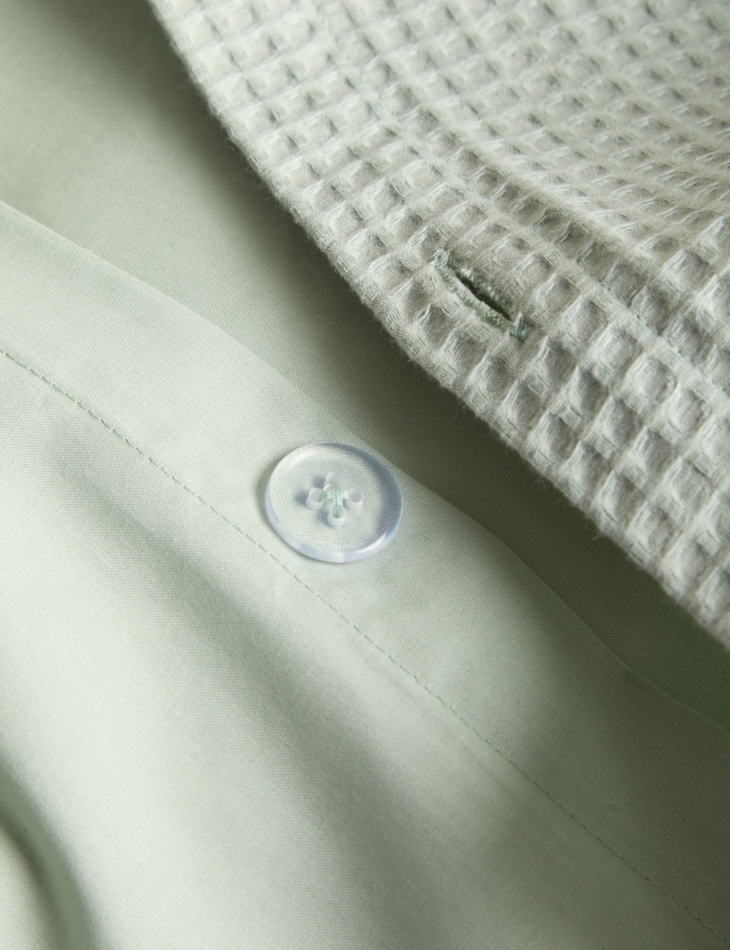 Pure Cotton Waffle Bedding Set 6 of 6