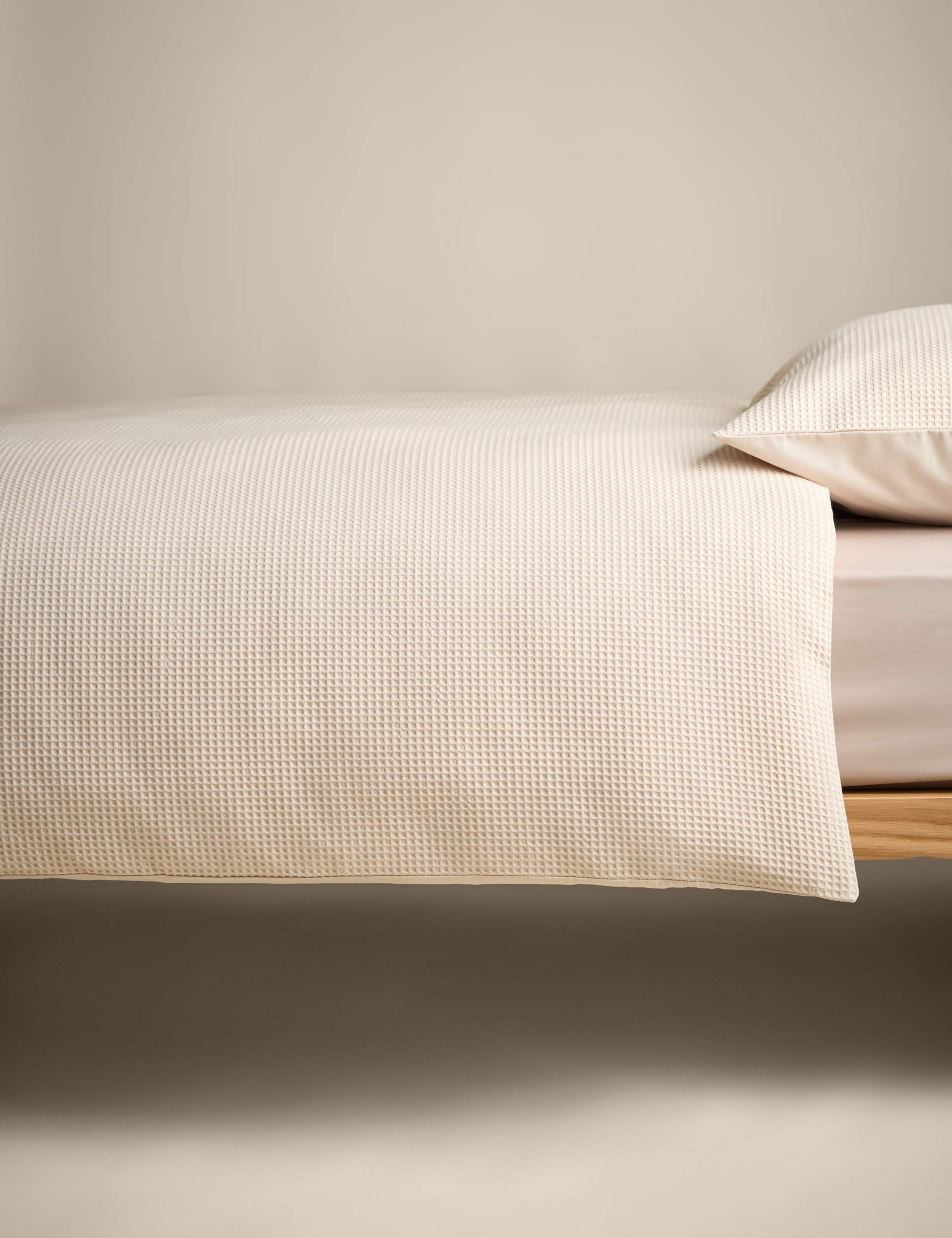 Pure Cotton Waffle Bedding Set 4 of 6