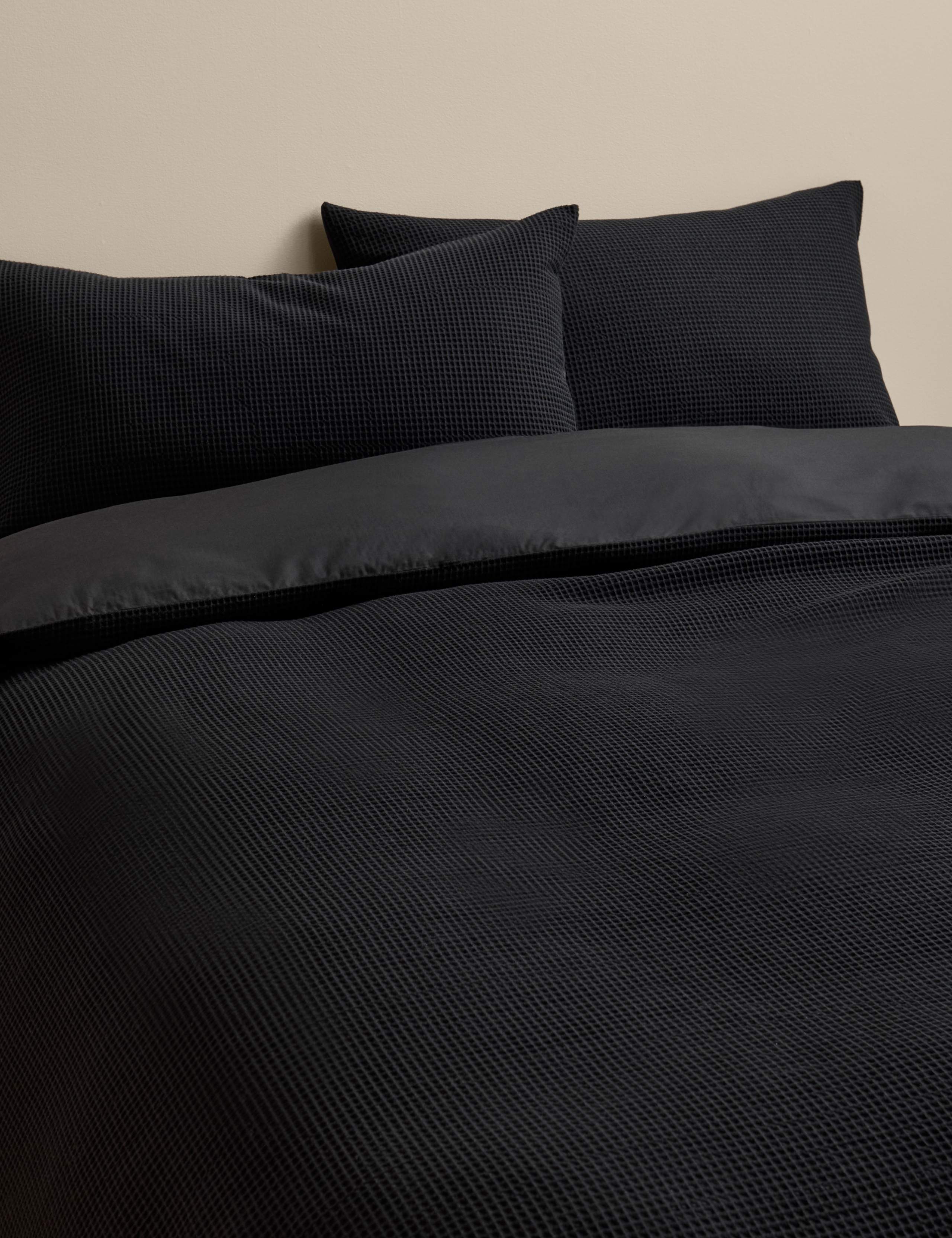 Pure Cotton Waffle Bedding Set 1 of 6