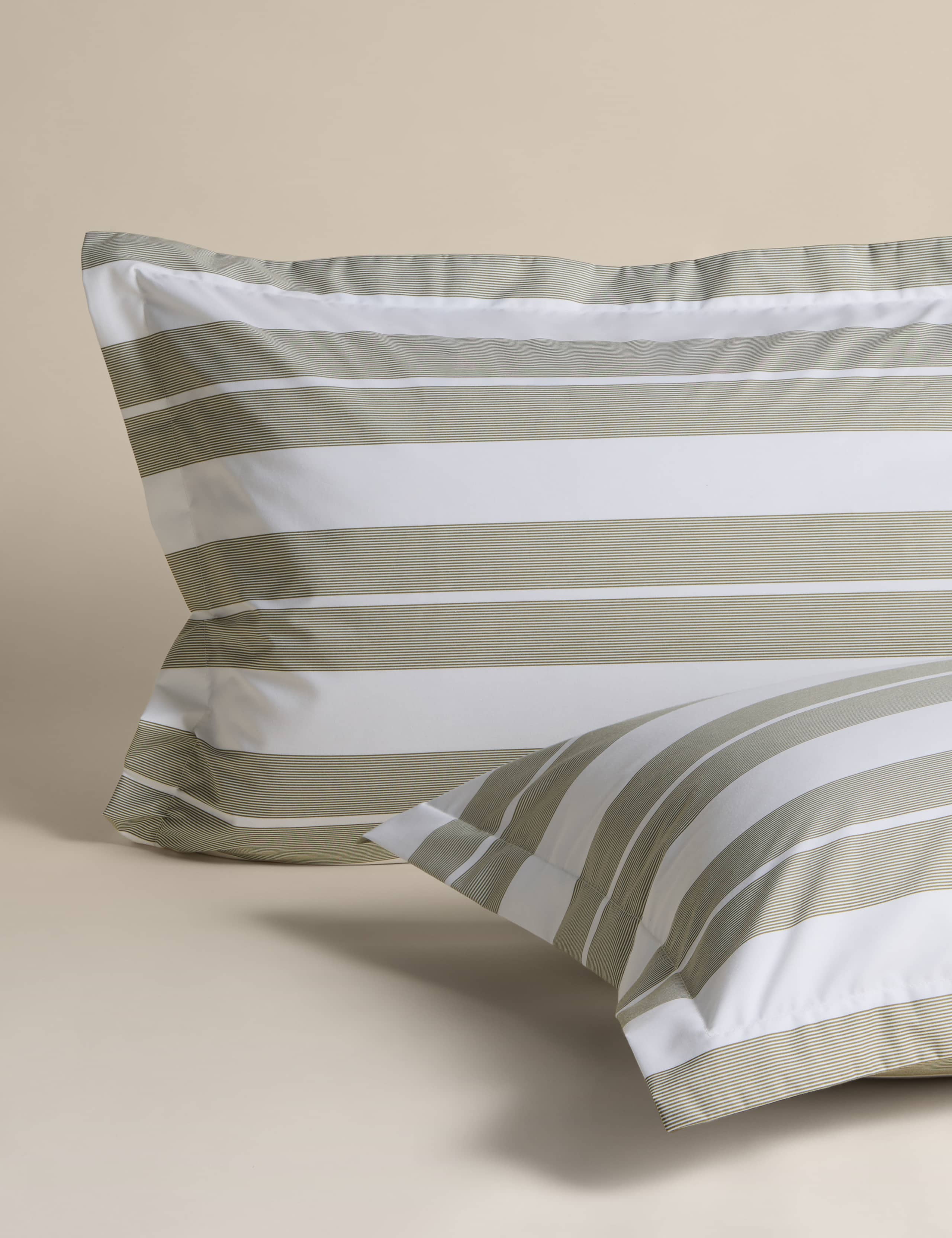 Egyptian Cotton Wide Stripe Printed Bedding Set 3 of 6