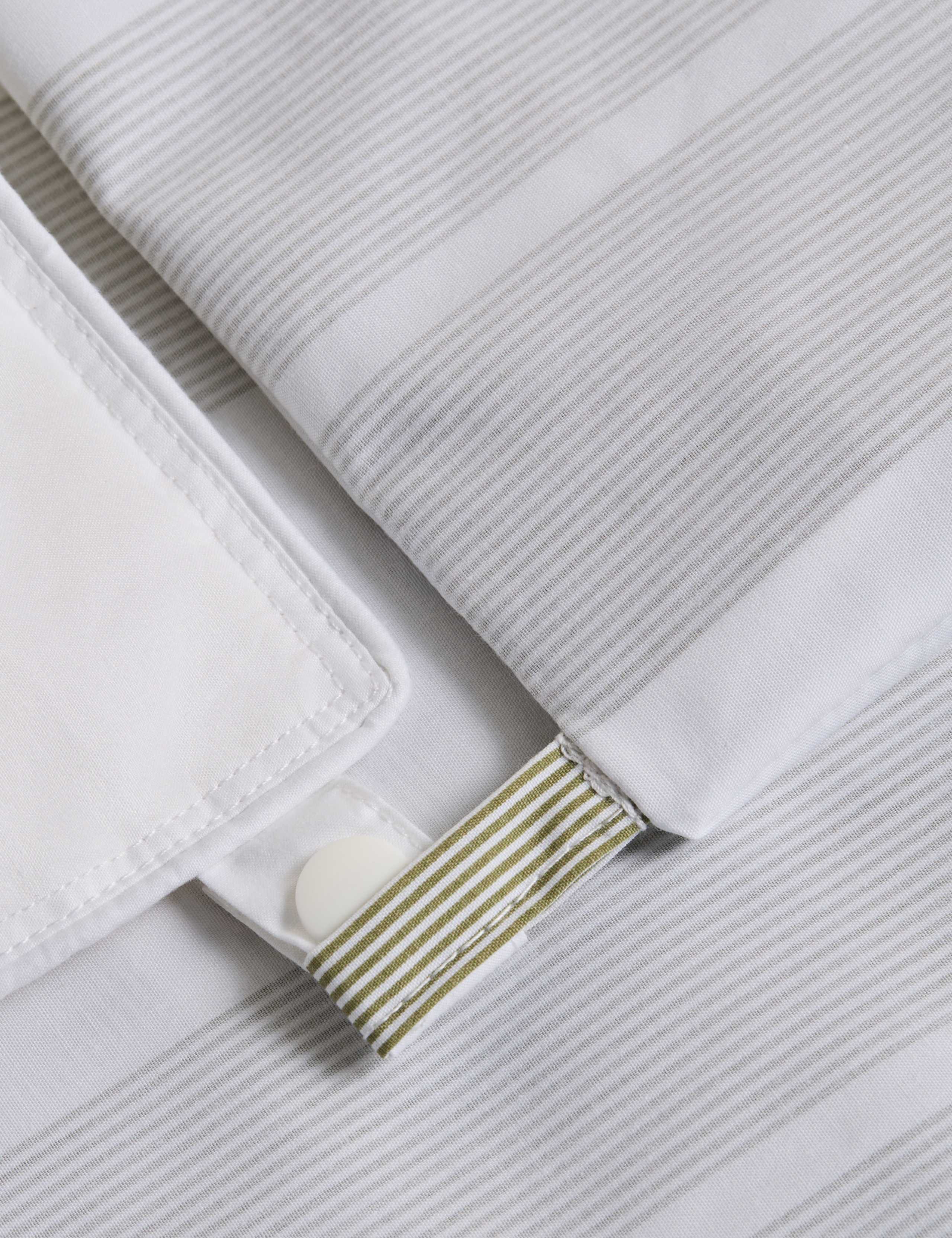 Egyptian Cotton Wide Stripe Printed Bedding Set 6 of 6