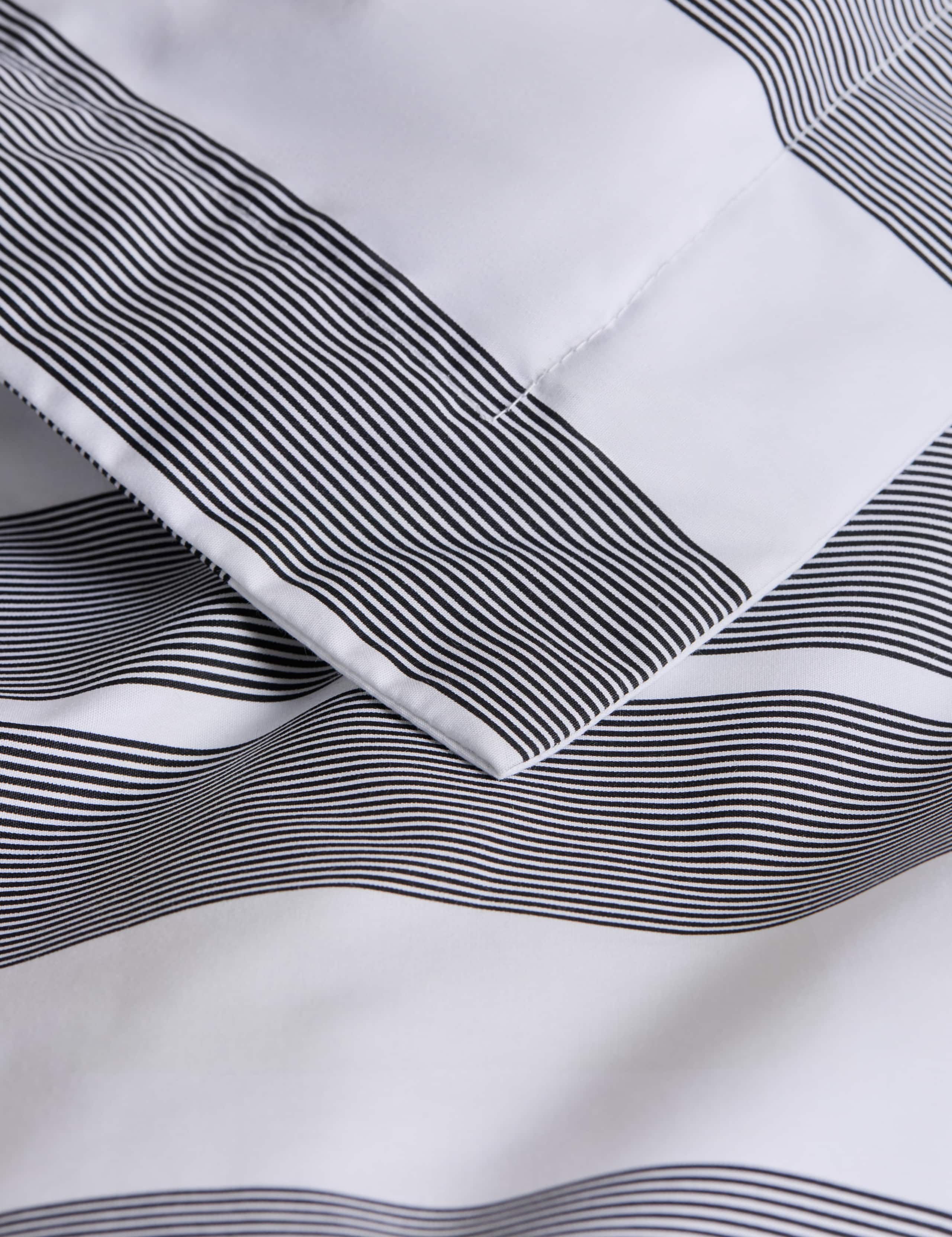 Egyptian Cotton Wide Stripe Printed Bedding Set 4 of 6