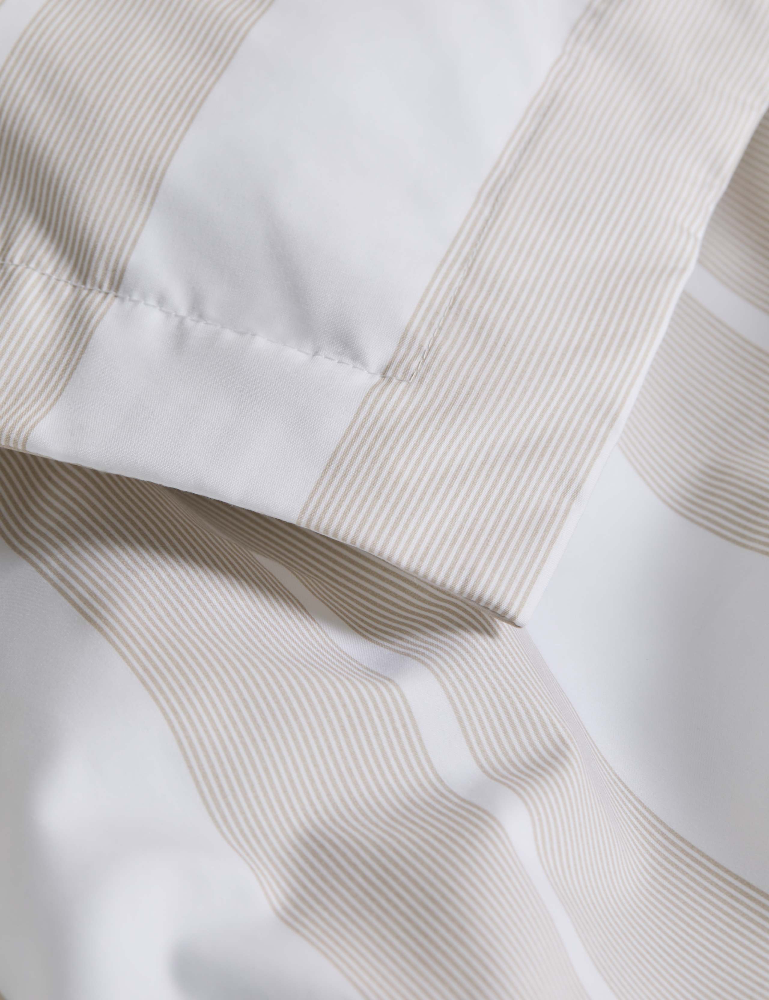 Egyptian Cotton Wide Stripe Printed Bedding Set 4 of 6