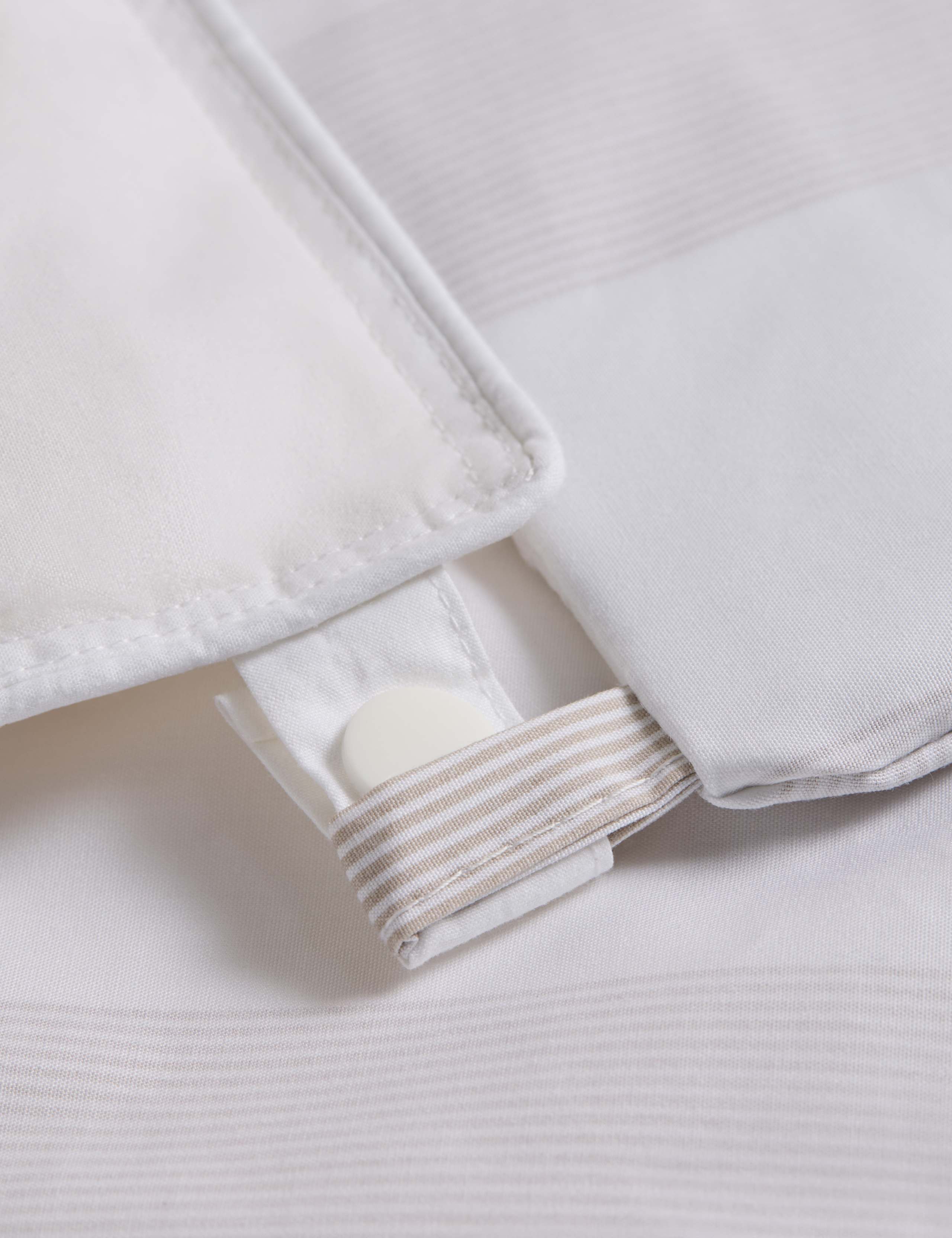 Egyptian Cotton Wide Stripe Printed Bedding Set 6 of 6