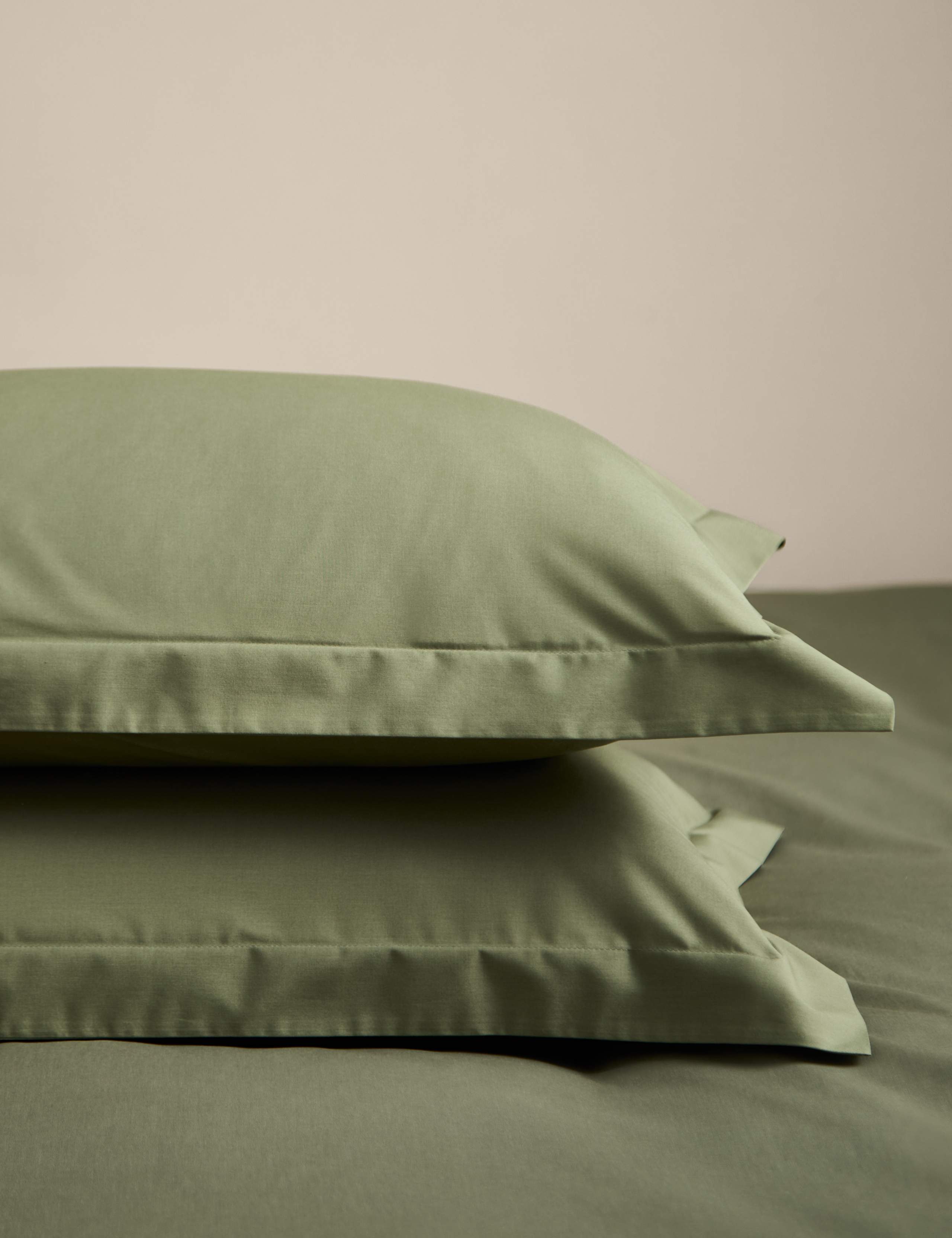 2pk Cotton Rich Oxford Pillowcases 1 of 3