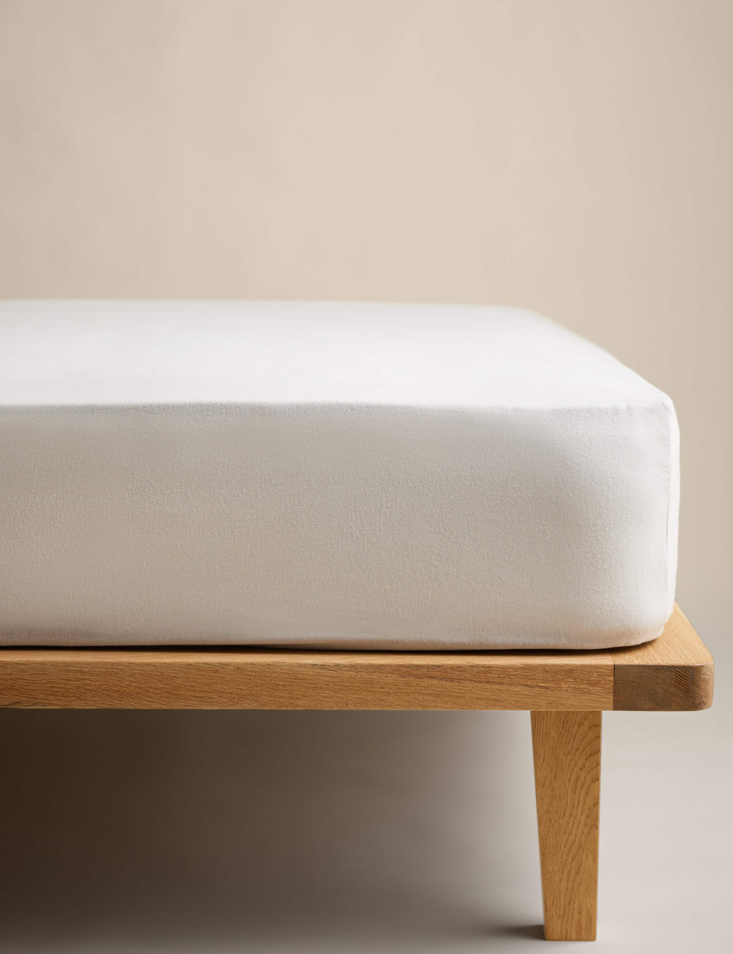 Pure Brushed Cotton Deep Fitted Sheet 1 of 2