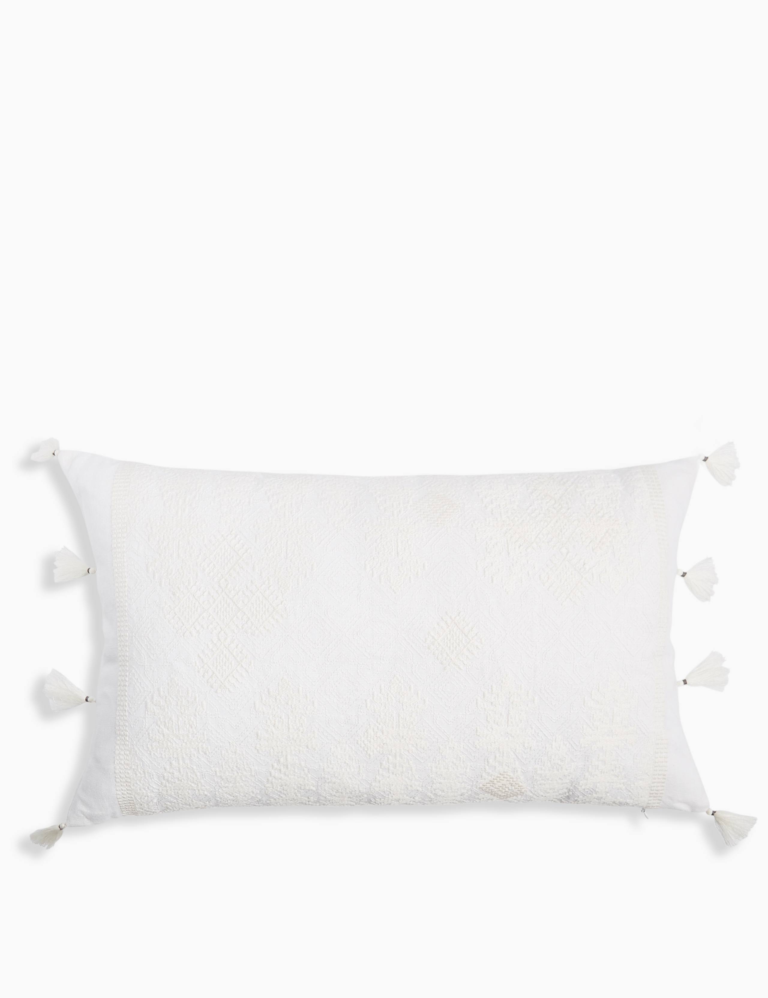 Embroidered Tassels Cushion 1 of 4