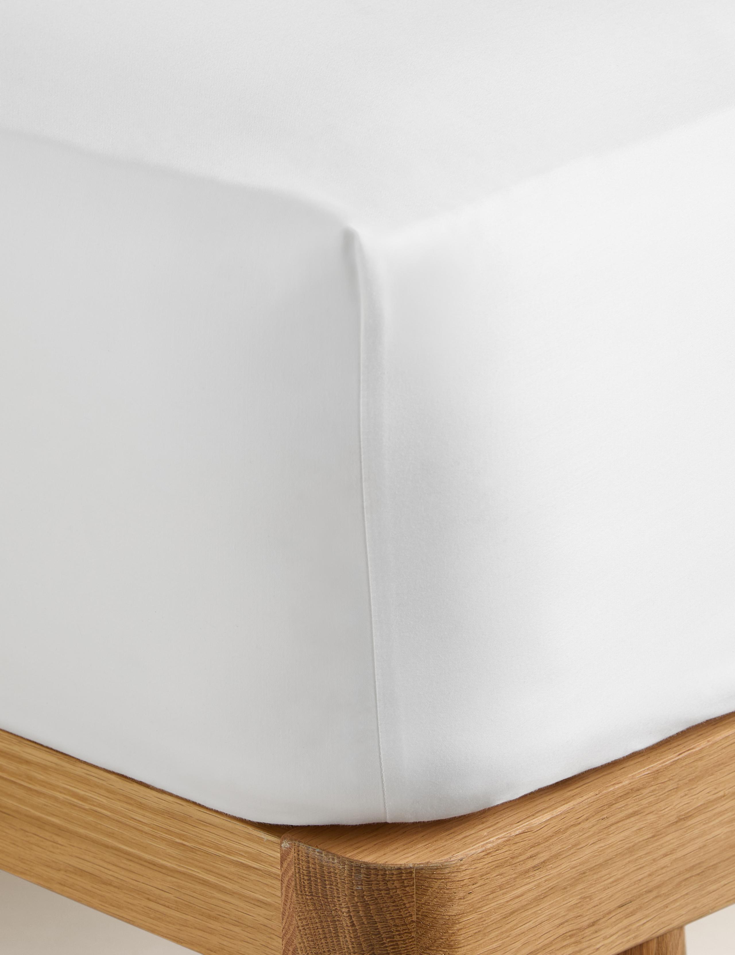 Egyptian Cotton 1000 Thread Count Extra Deep Fitted Sheet 2 of 3