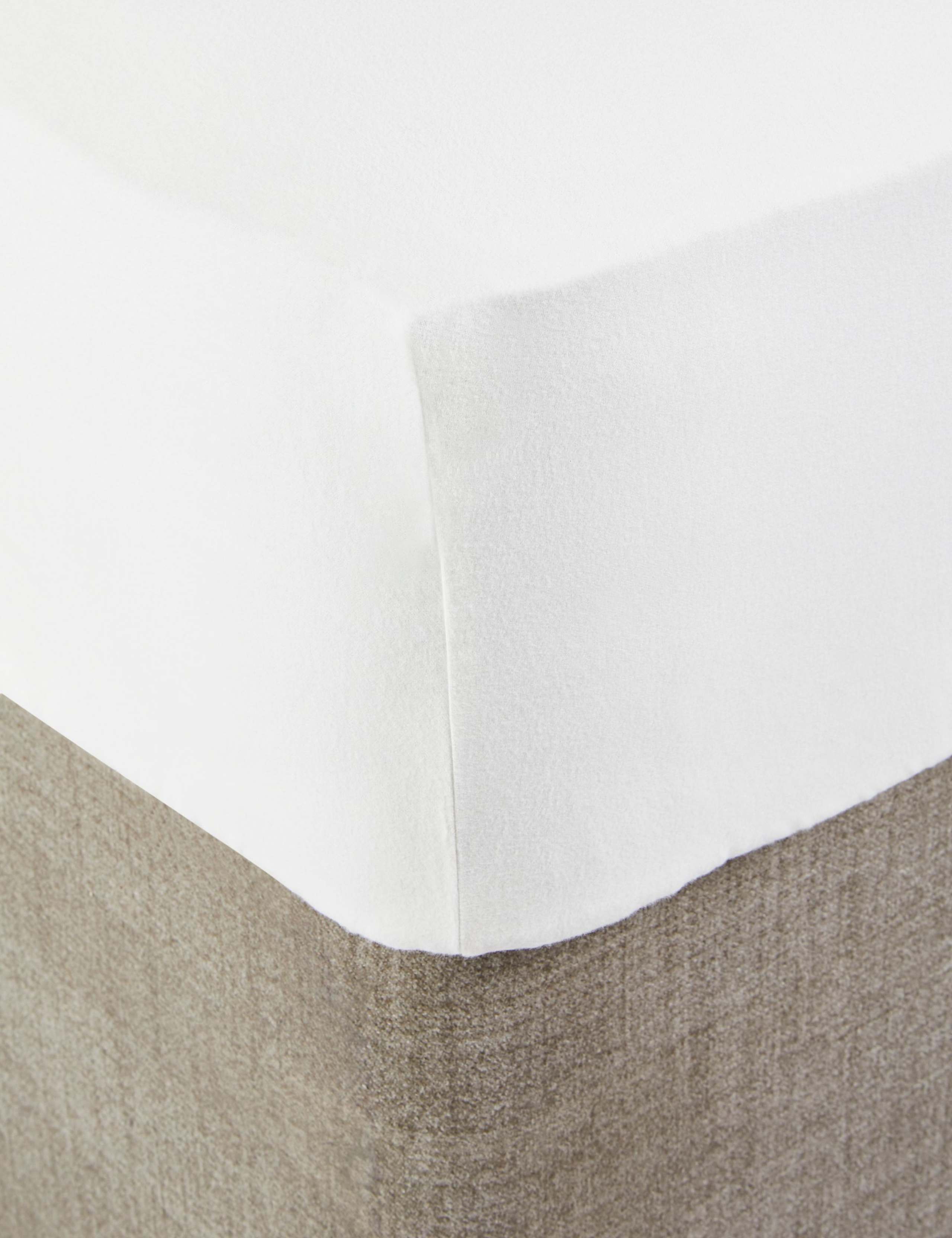 Pure Brushed Cotton Deep Fitted Sheet 3 of 3