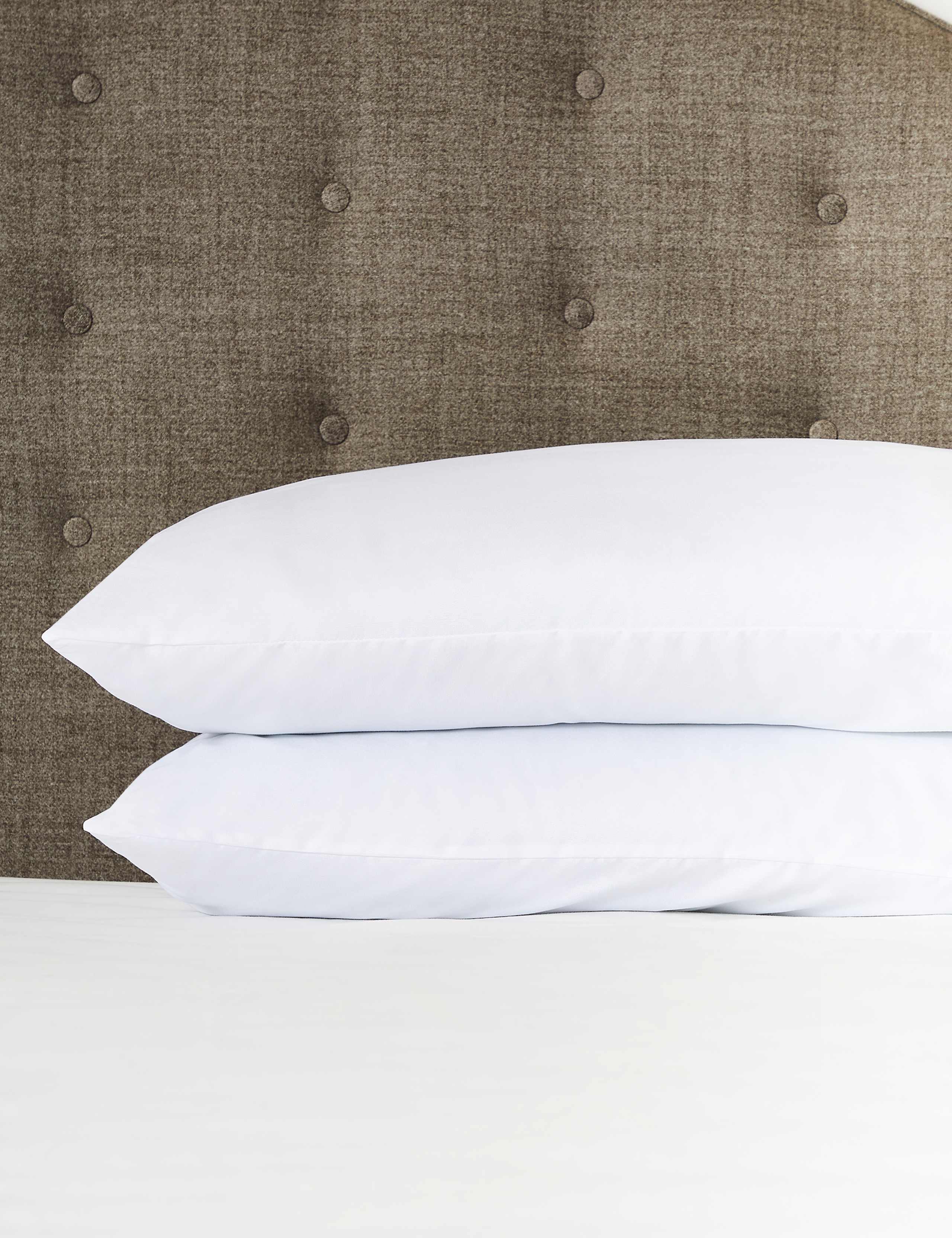 2 Pack Microfibre Medium Pillows 3 of 4