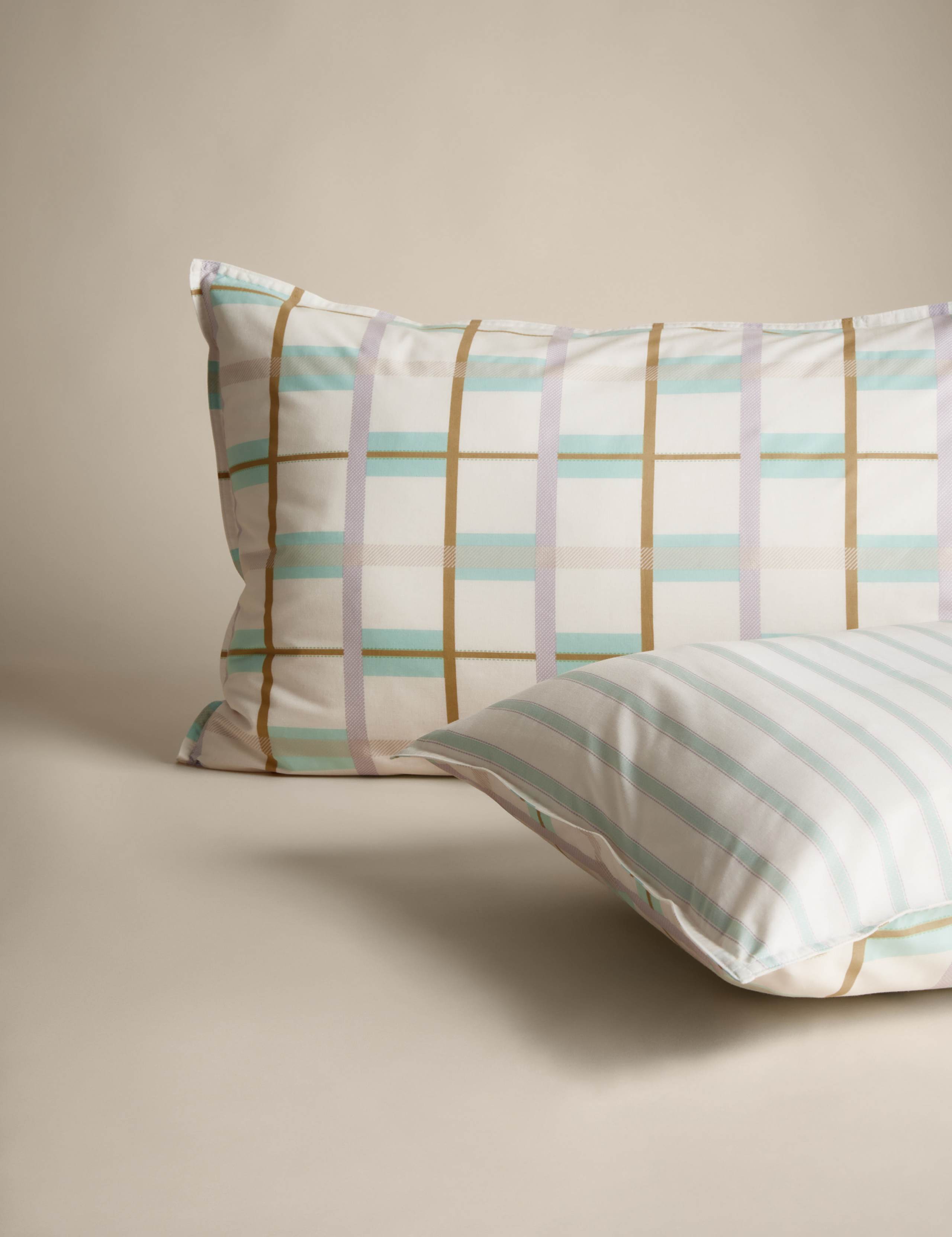 Cotton Rich Ladder Geometric Bedding Set 3 of 7