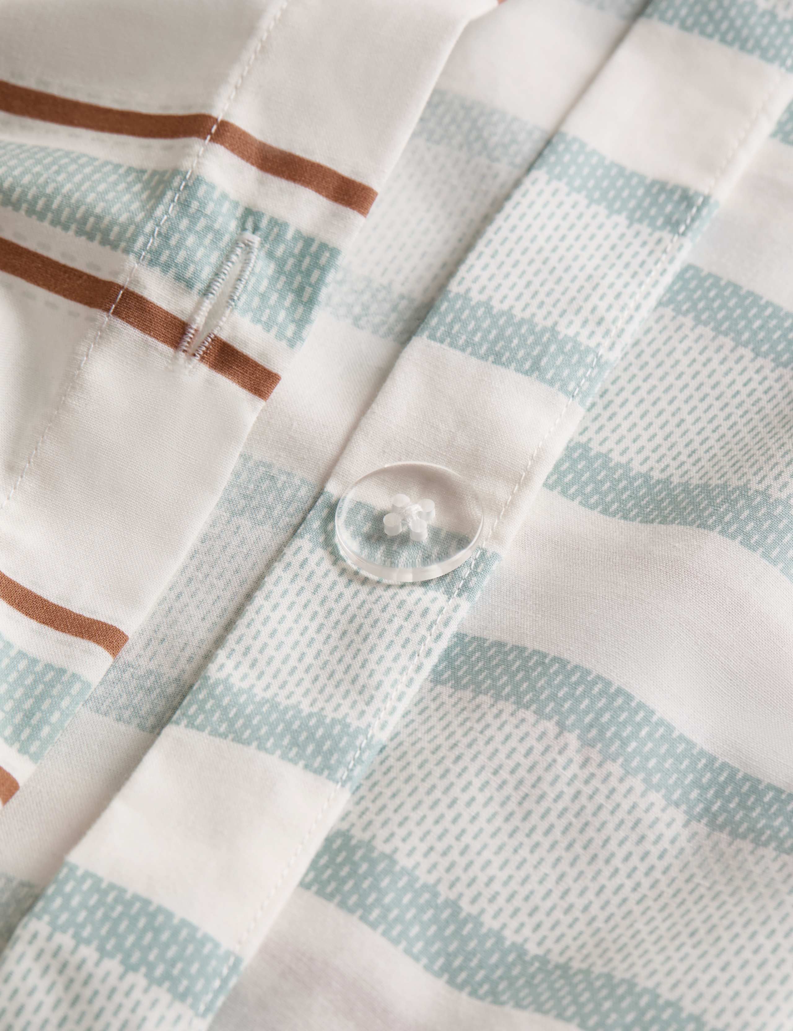 Cotton Rich Striped Bedding Set 7 of 7