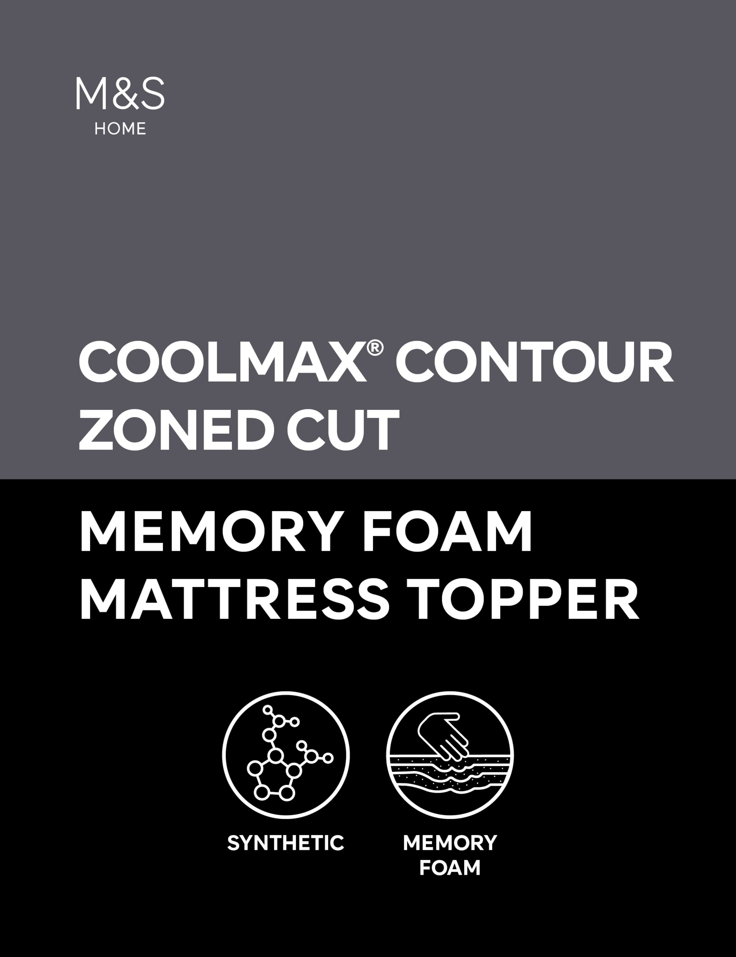 Contour Memory Foam Mattress Topper 1 of 6