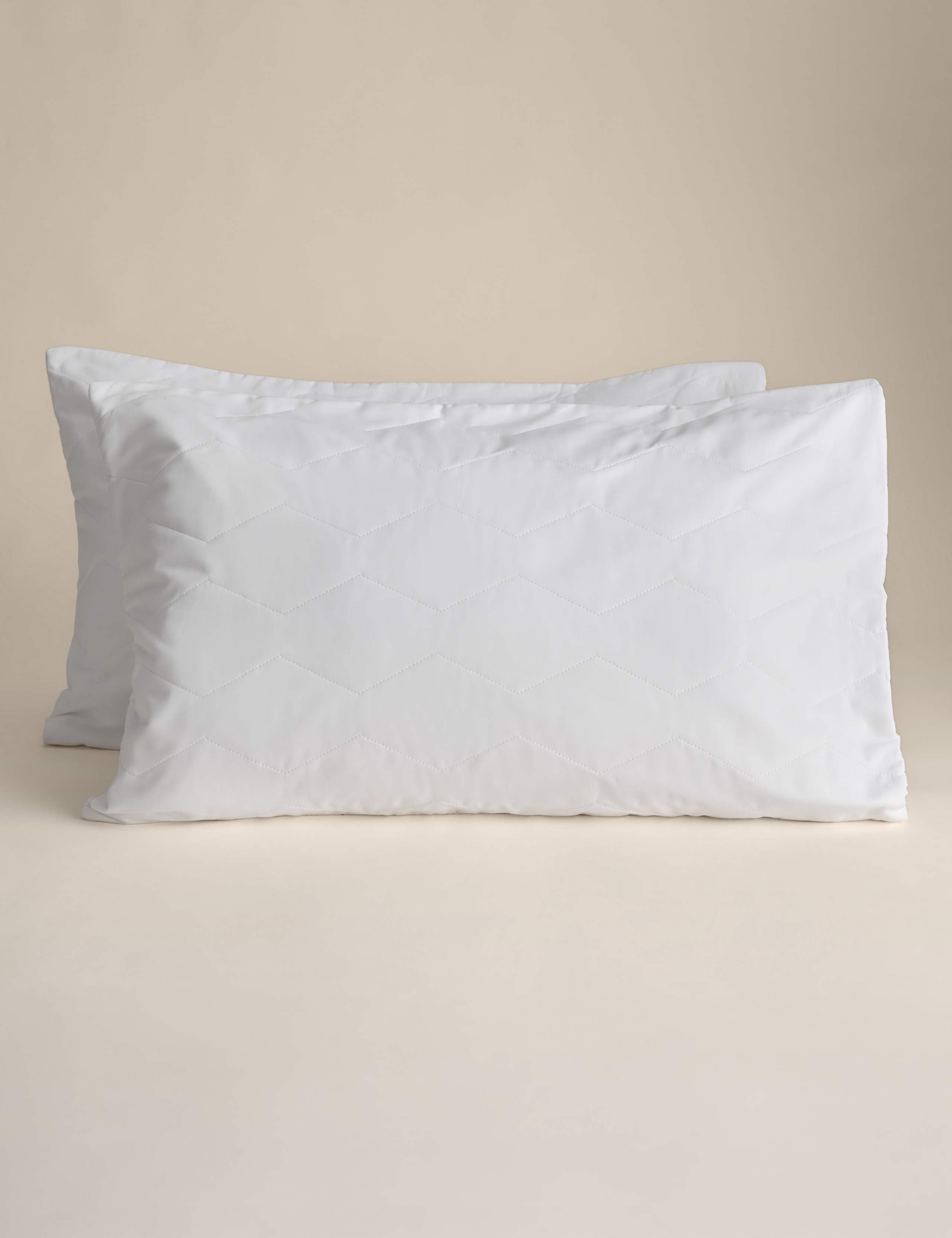 2pk Pure Cotton Pillow Protectors 2 of 3