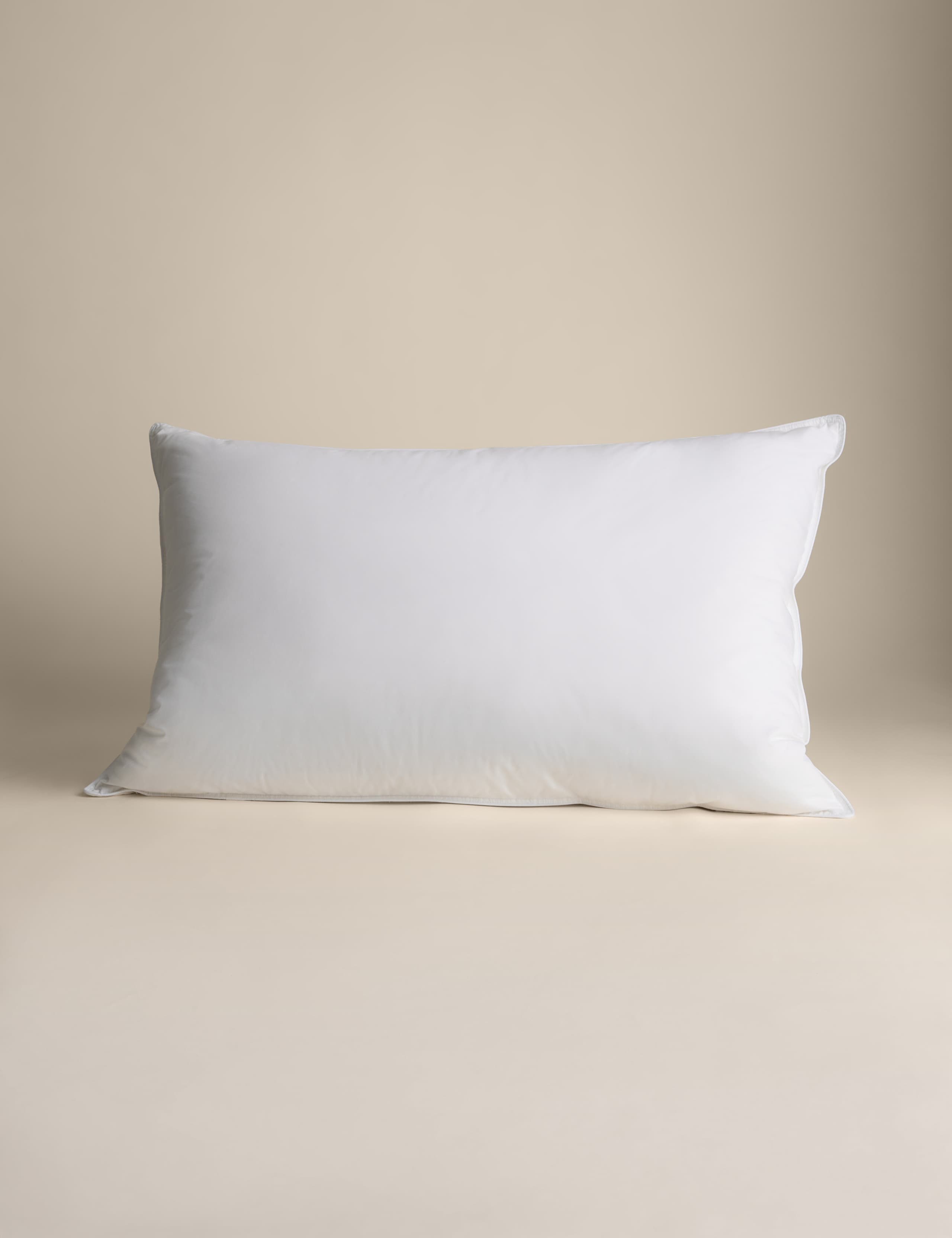 Luxury White Duck Down Medium Pillow 1 of 2
