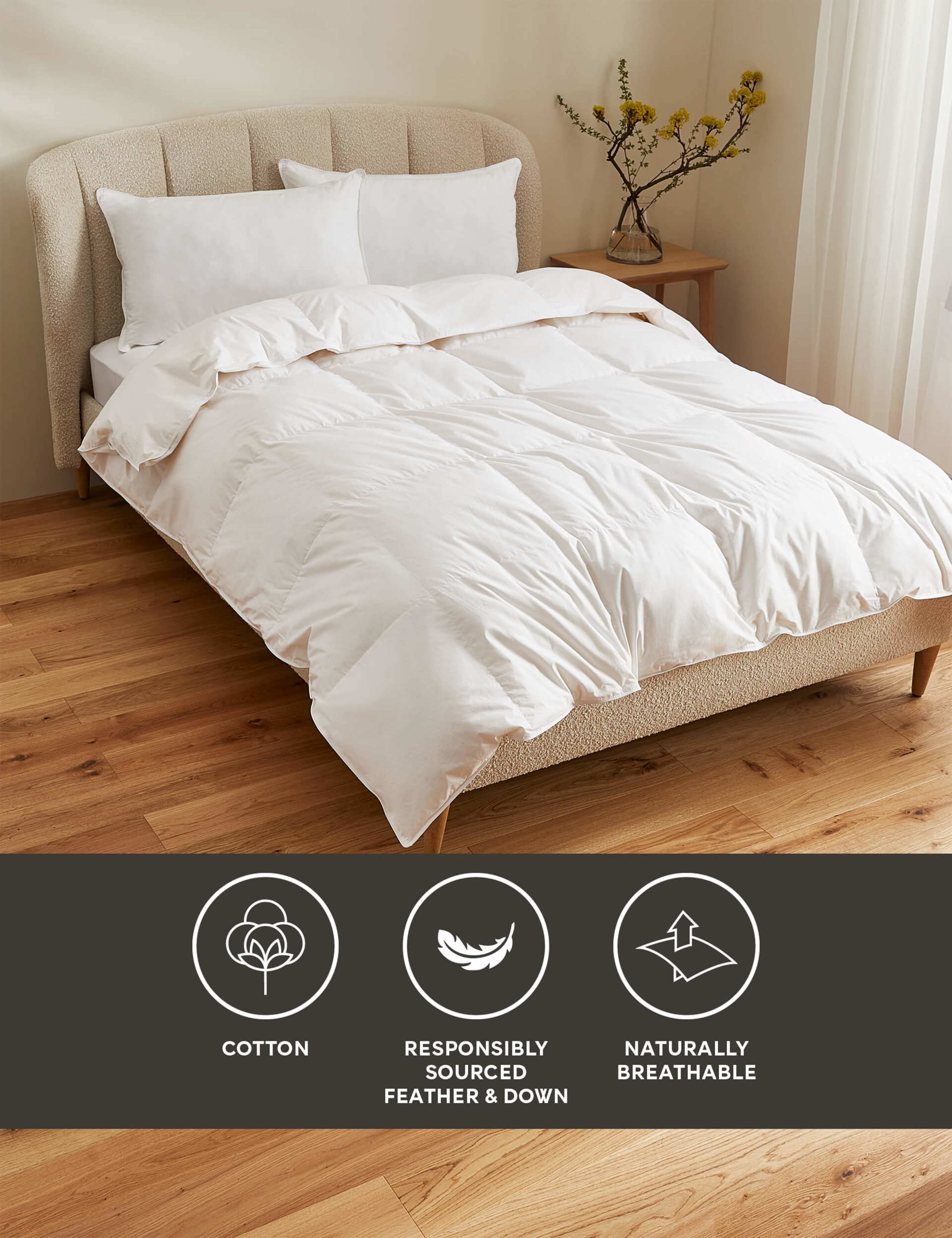 Luxury Duck Down 10.5 Tog Duvet 1 of 4